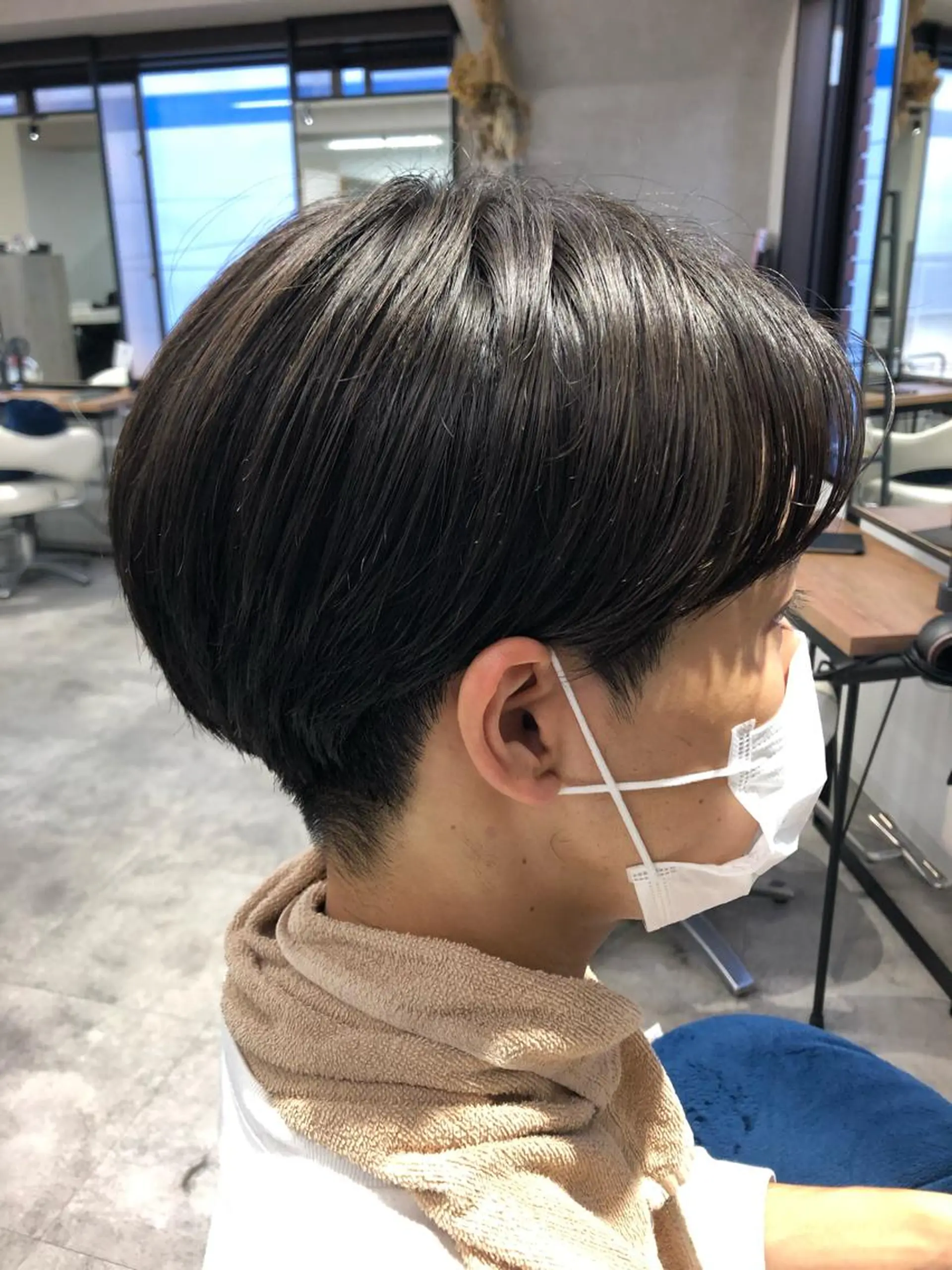 メンズ センターパート カット Noy所属・Noyヨシモト ヒロトのヘアスタイル