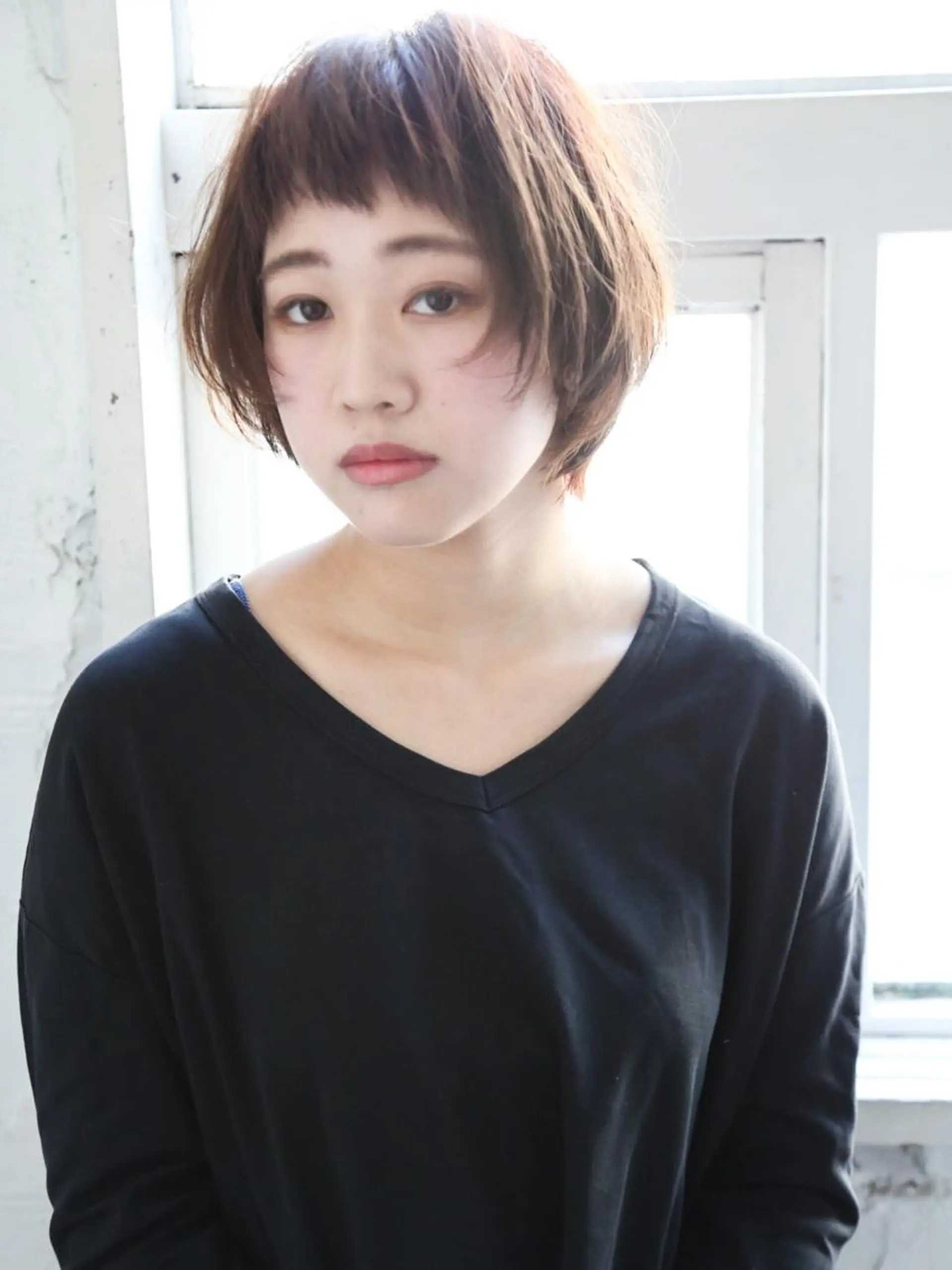 ショート 石渡このみ 🍊レイヤーカットのヘアスタイル