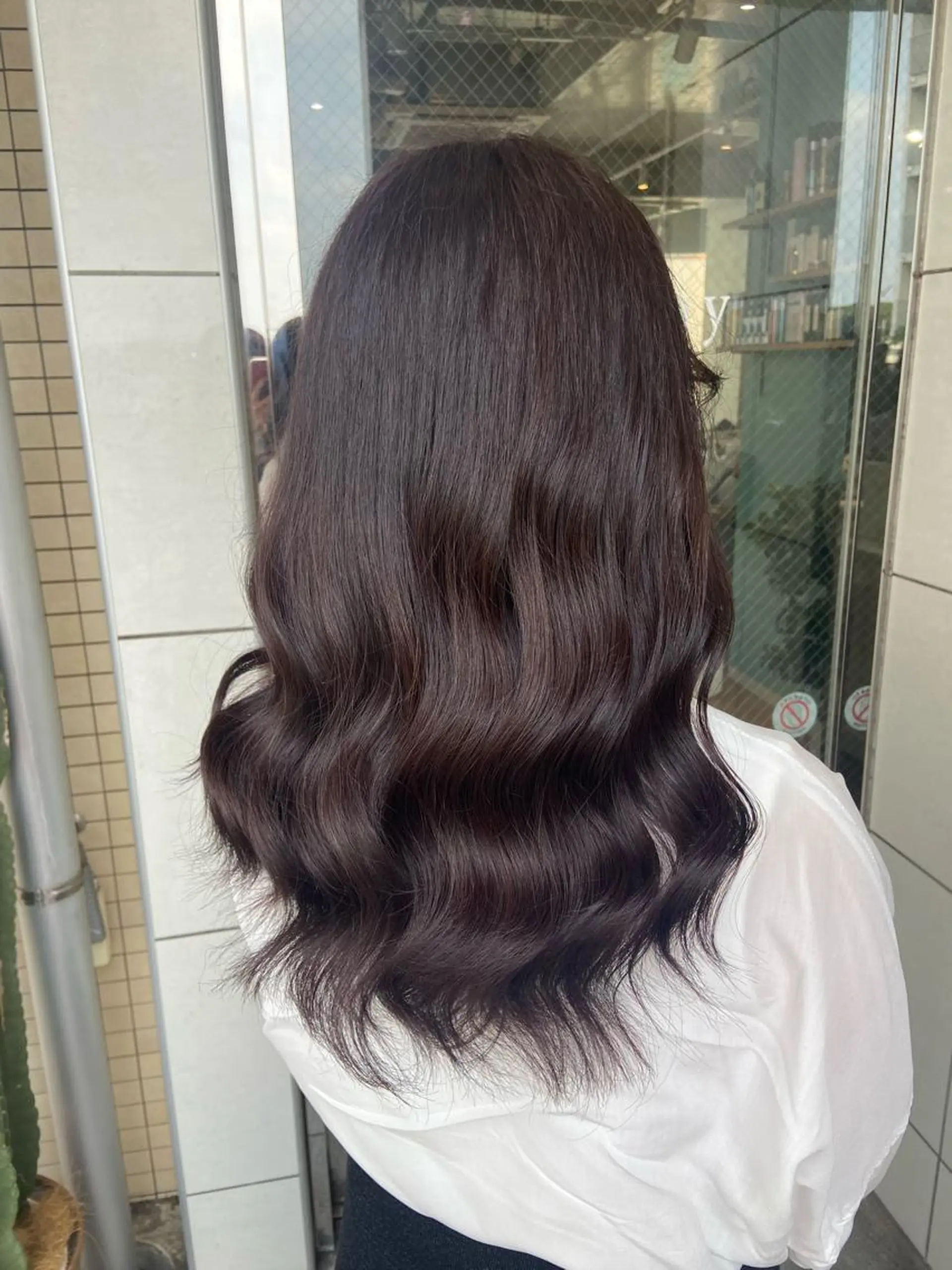 セミロング カラー カット ヘアカラー トリートメント 🧸プルエクステ❤︎ ネイルKAO🧸のヘアスタイル