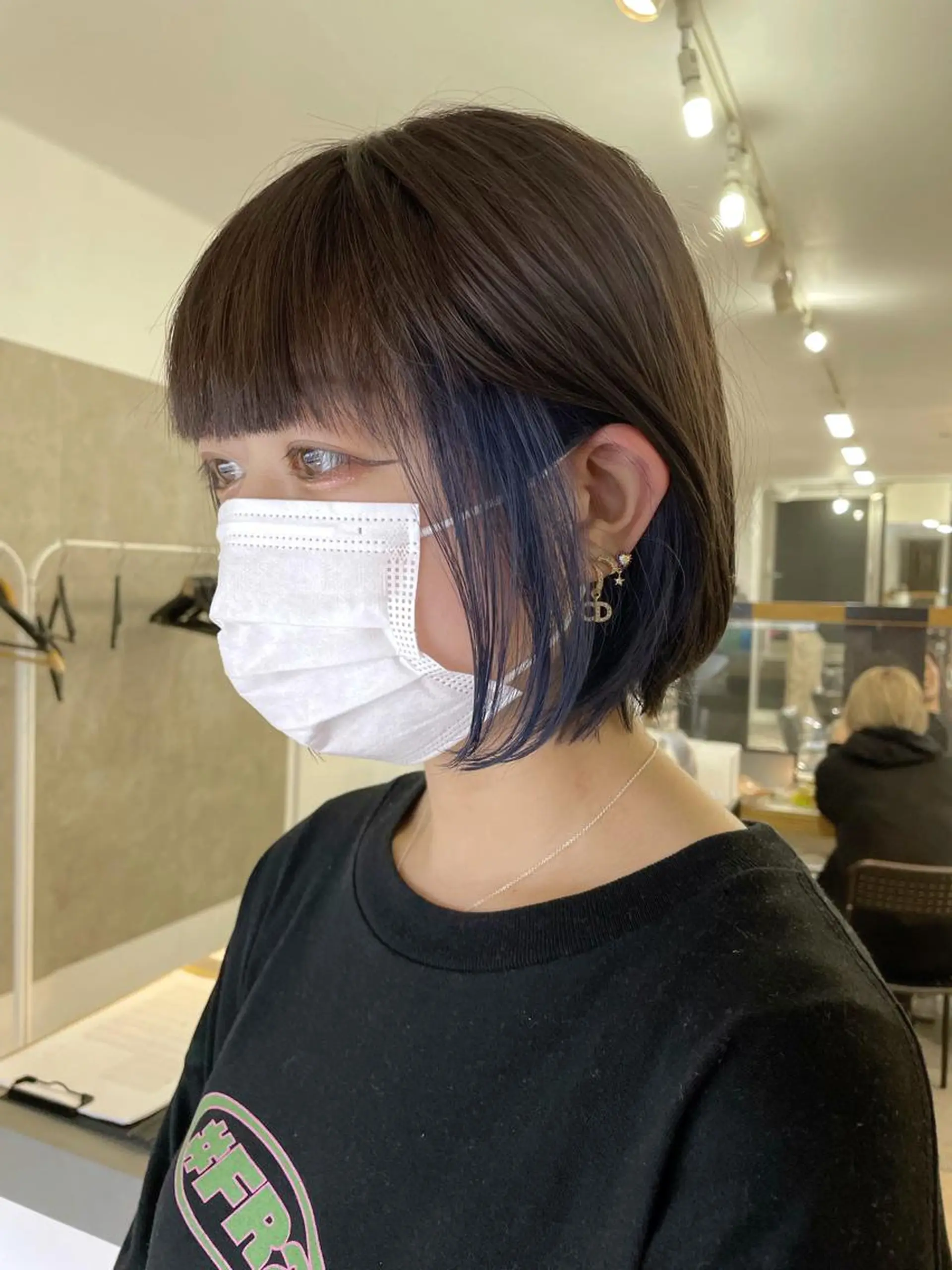 ショート カラー パーマ ヘアアレンジ メンズ キッズ ネイル マツエク・マツパ アイブロウ メンズインナーカラー メンズ韓国風 イヤリングカラー イルミナカラー インナーカラー 透明感カラー ／ カット ／ コハのヘアスタイル