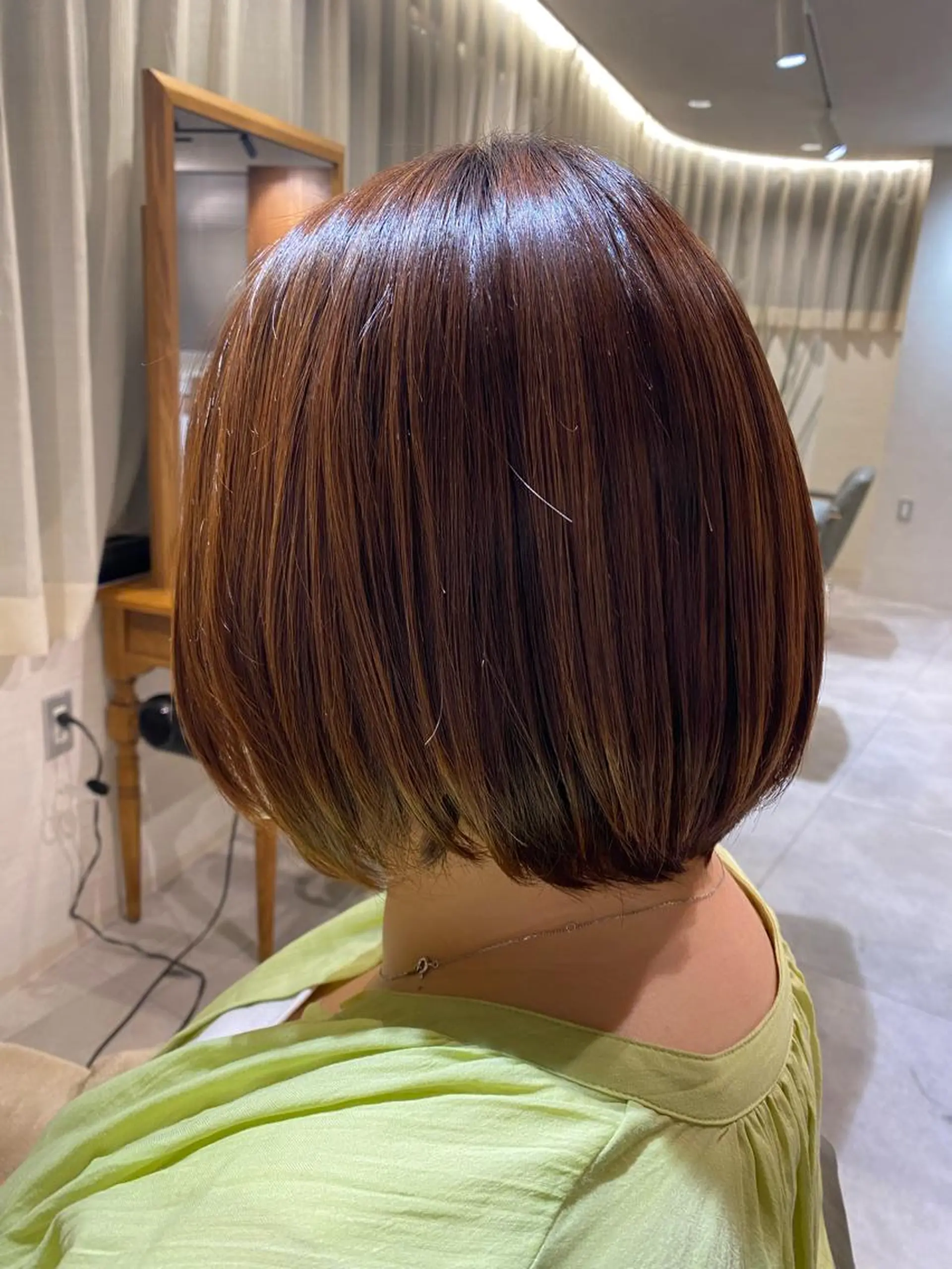 ショート 髪質改善 中川 花織のヘアスタイル