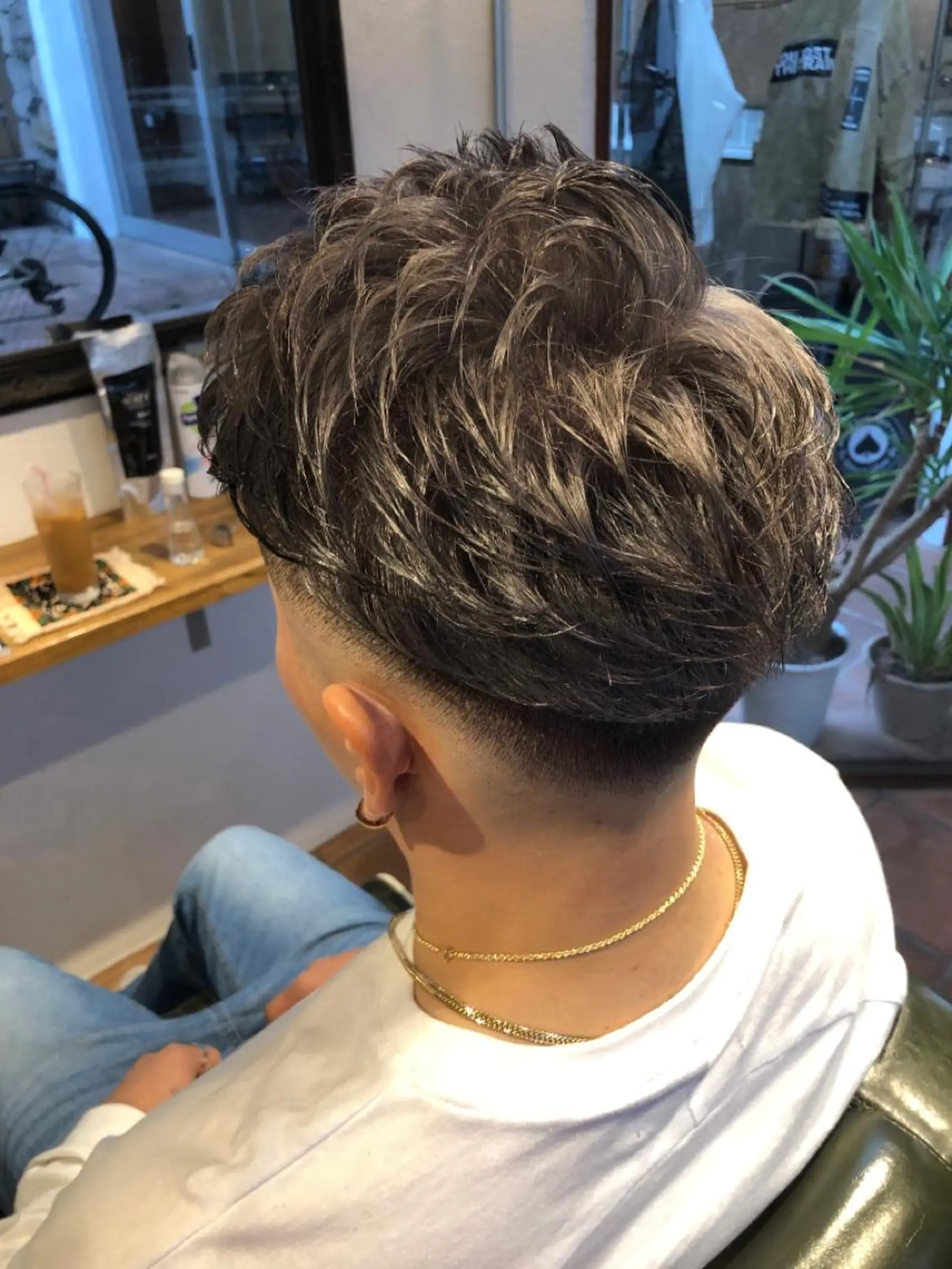 ショート カラー メンズ カット ヘアカラー vita所属・冨士川 英樹のヘアスタイル