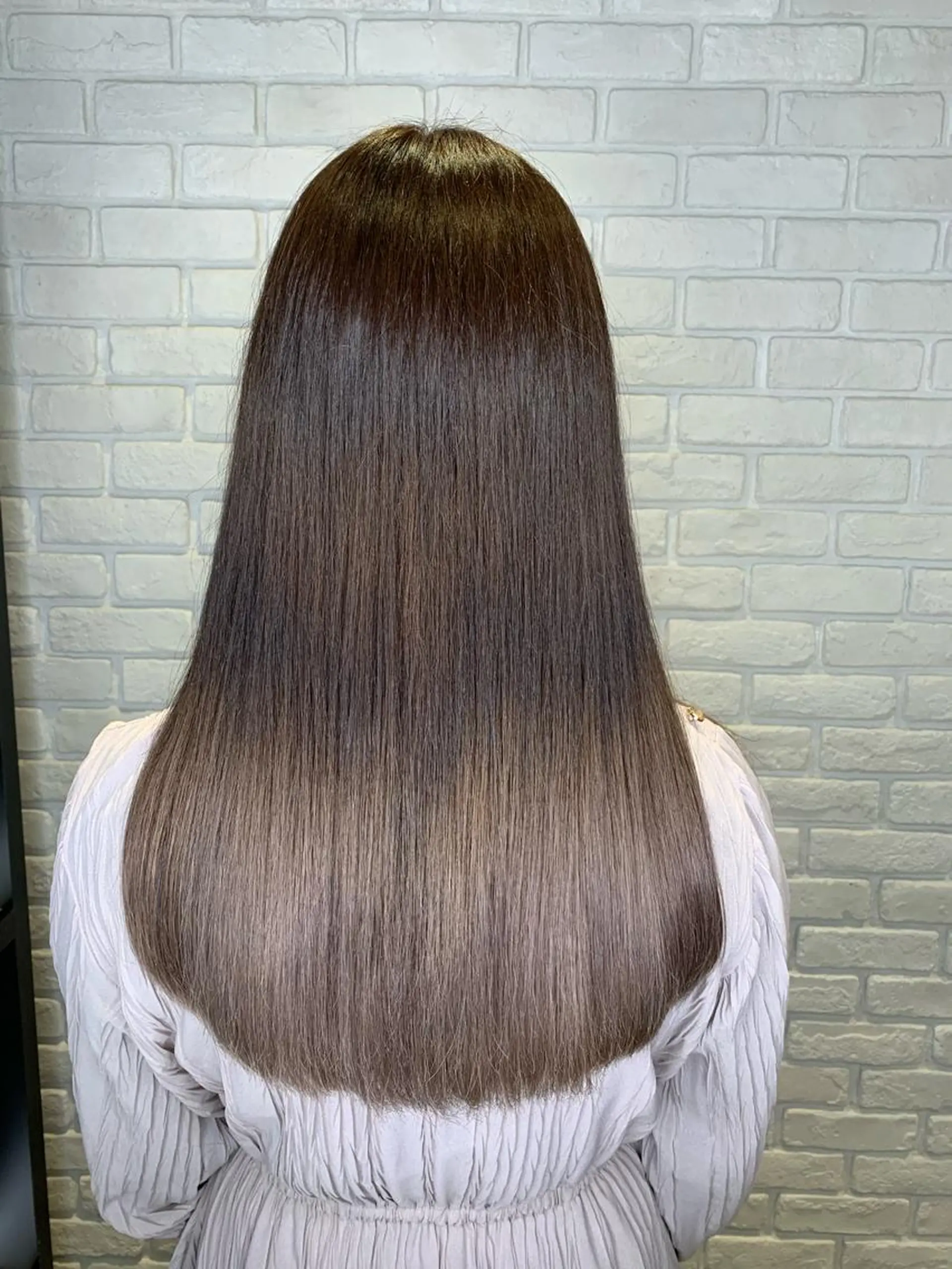 ロング 髪質改善/縮毛矯正 艶カラー/珠聡のヘアスタイル