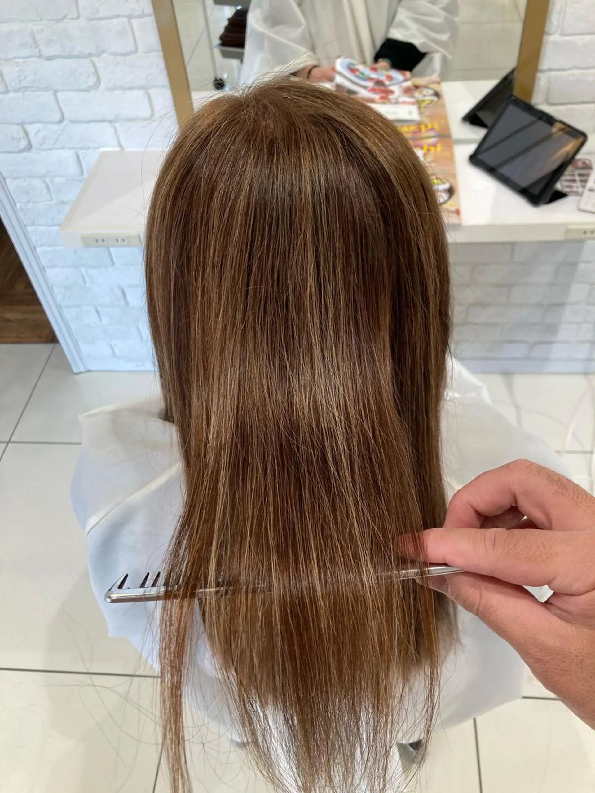 ロング 縮毛矯正 落合孝臣/新潟駅南 /髪質改善のヘアスタイル