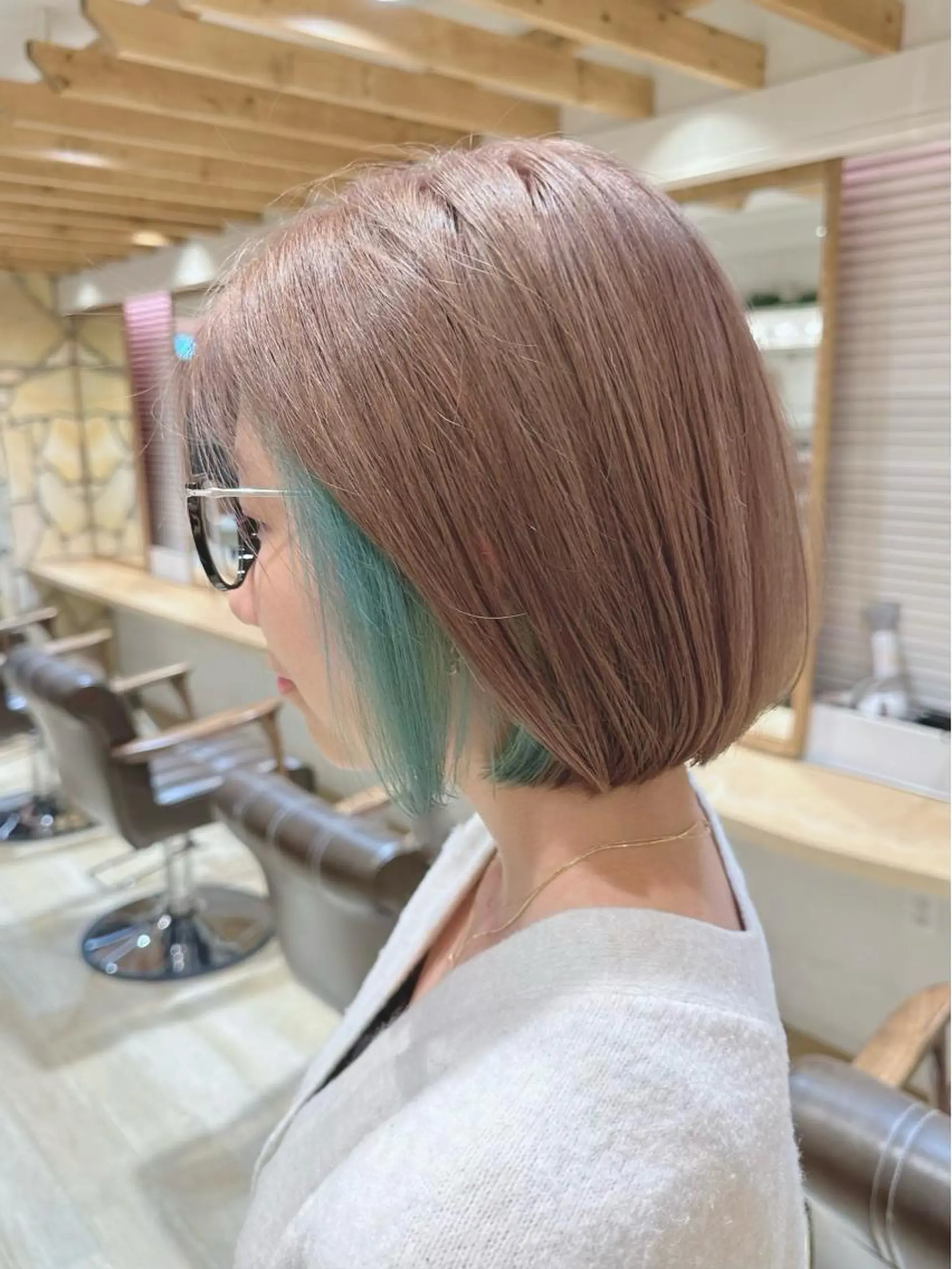 ミディアム カット ヘアカラー トリートメント 新宿 木下拓哉のヘアスタイル