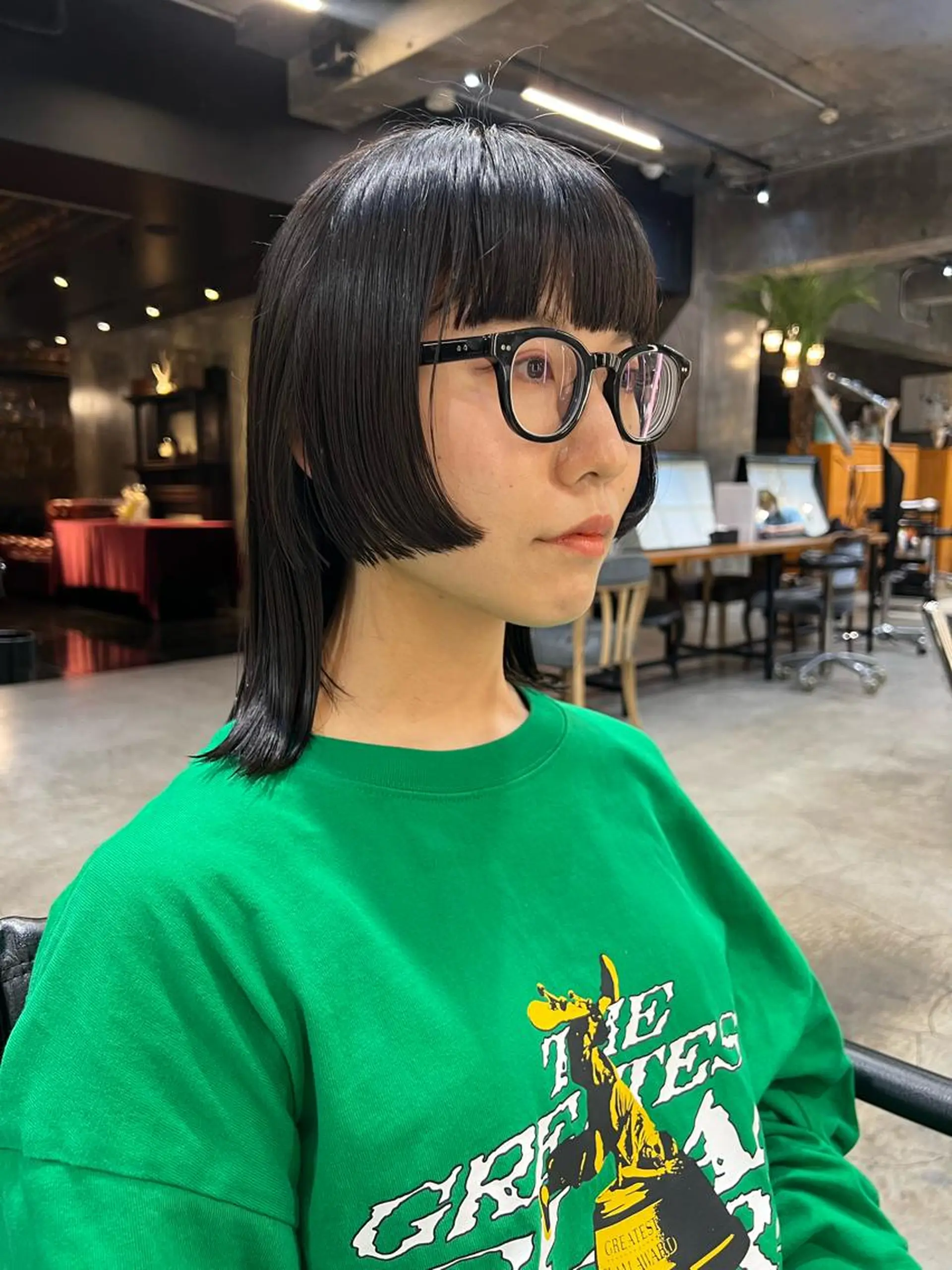 セミロング haco＋所属・圧倒的デザイン力 店長🎨RENAのヘアスタイル