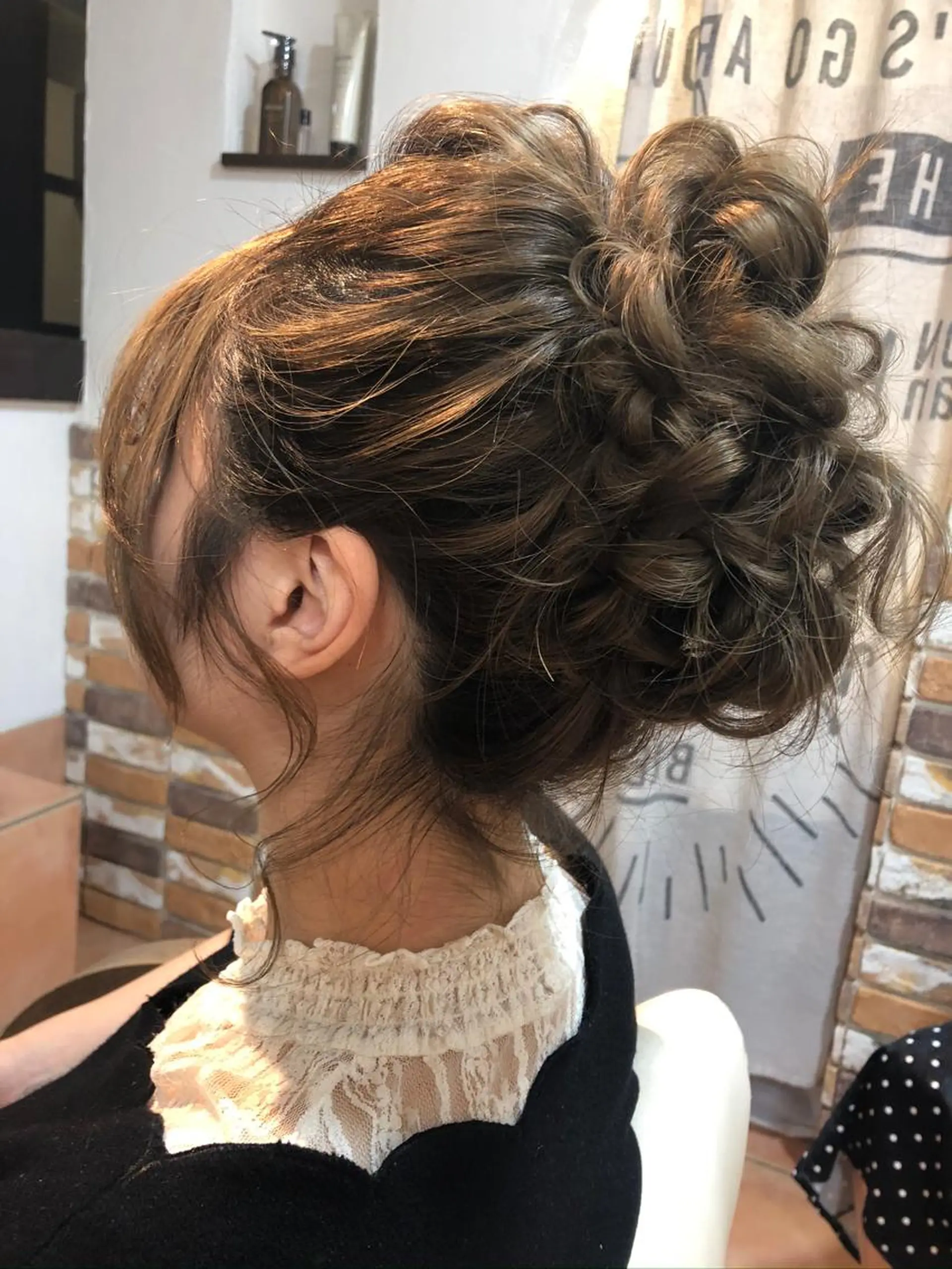 ミディアム ヘアアレンジ 🦋透明感 艶カラー Rie🦋のヘアスタイル