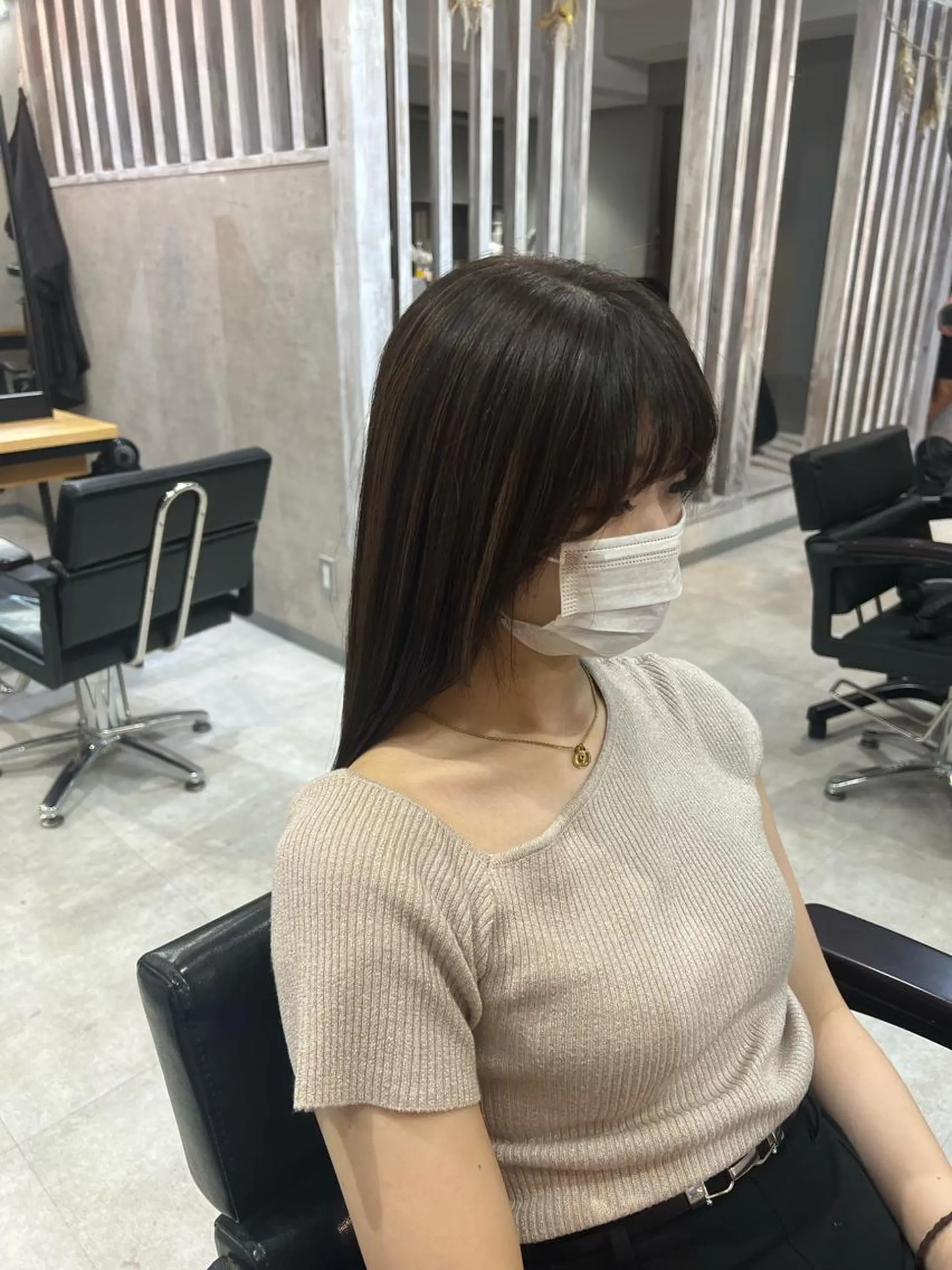 ロング カラー ハイライトカラー ハイライト 矢島颯哉/ハイトーン ブリーチカラー💎のヘアスタイル