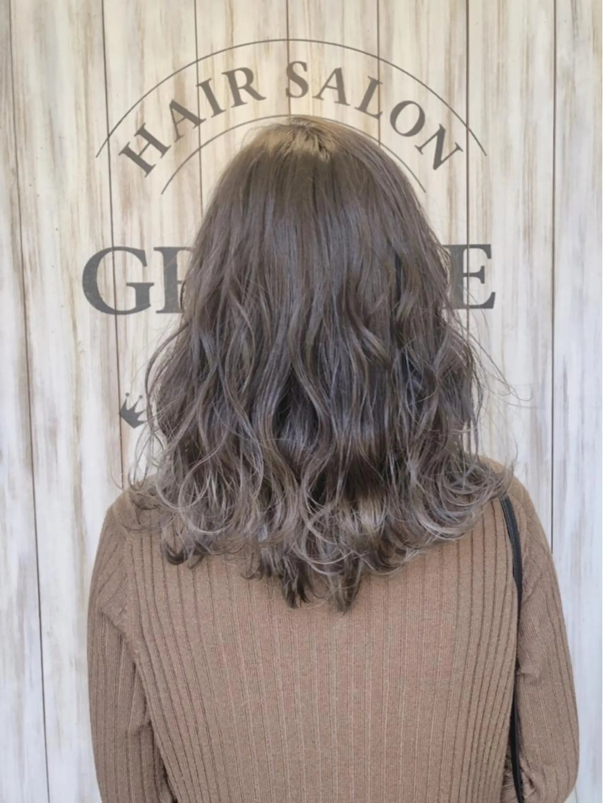 ロング カラー カット ヘアカラー トリートメント GRANDE アオキのヘアスタイル