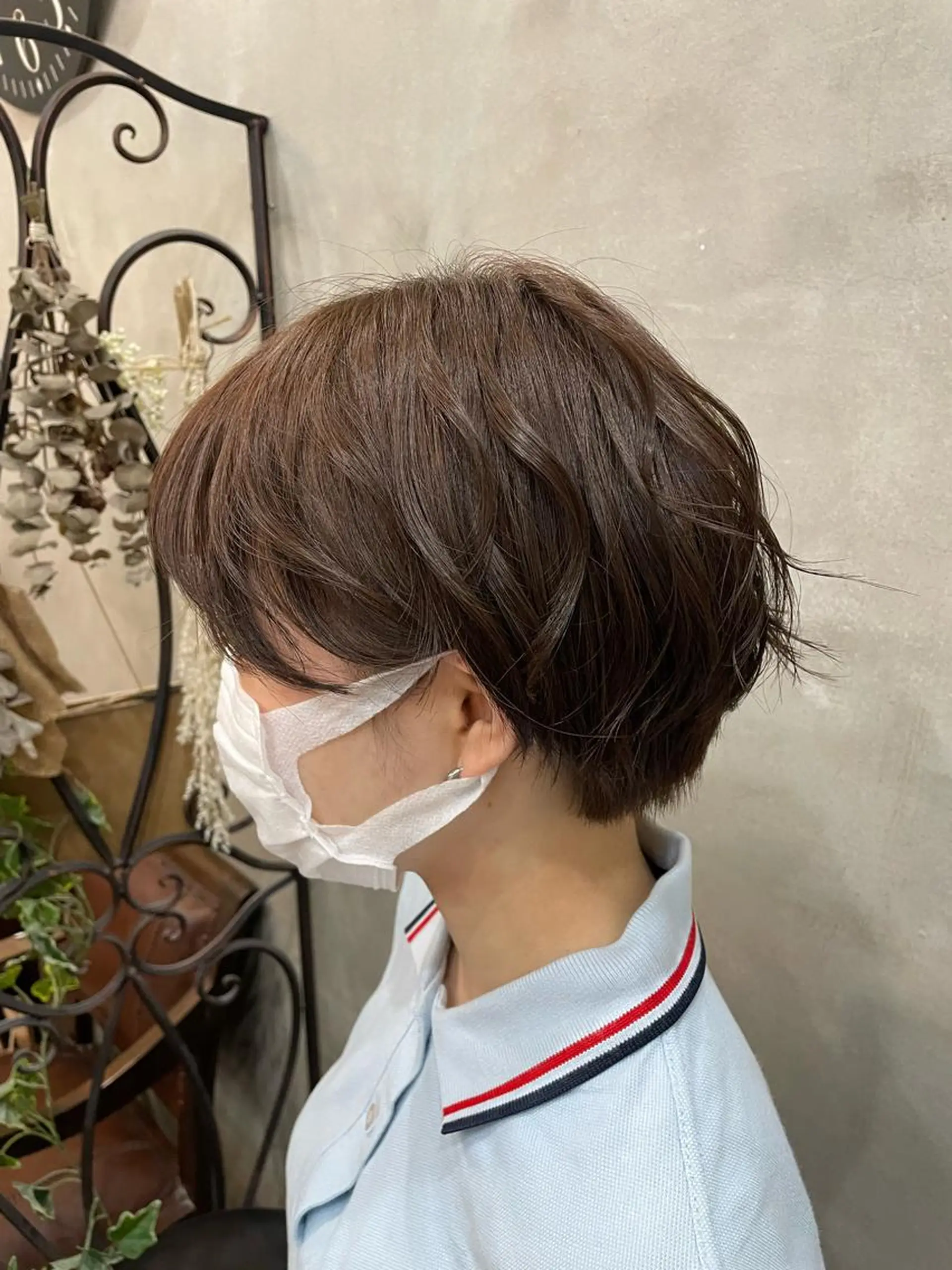 ショート カット ヘアカラー トリートメント 【ピンク/韓国ヘア/ ヘアセット】亜海のヘアスタイル