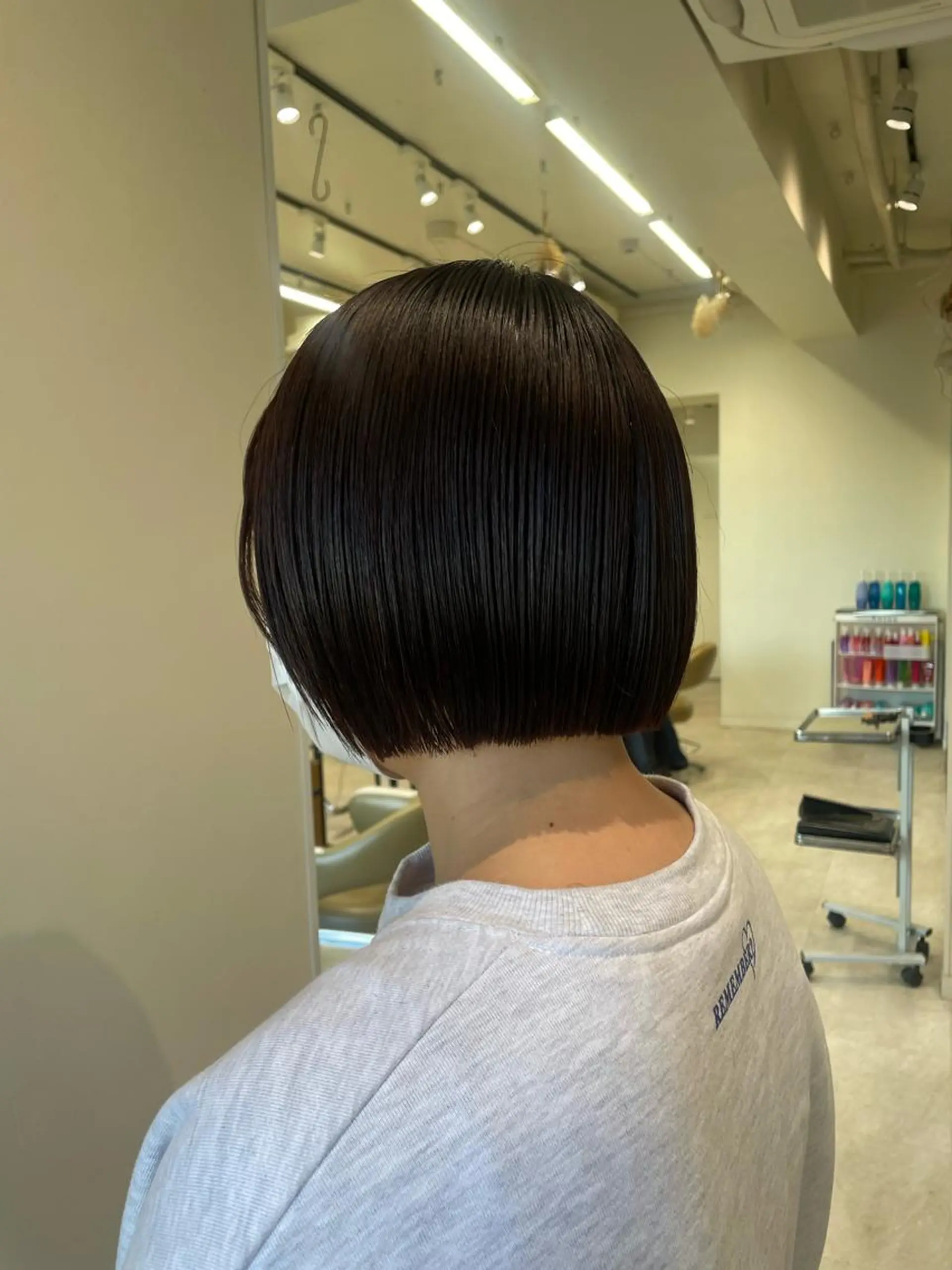 ショート ボブ カット ボブ/インナーカラー /眉毛/Miyuのヘアスタイル