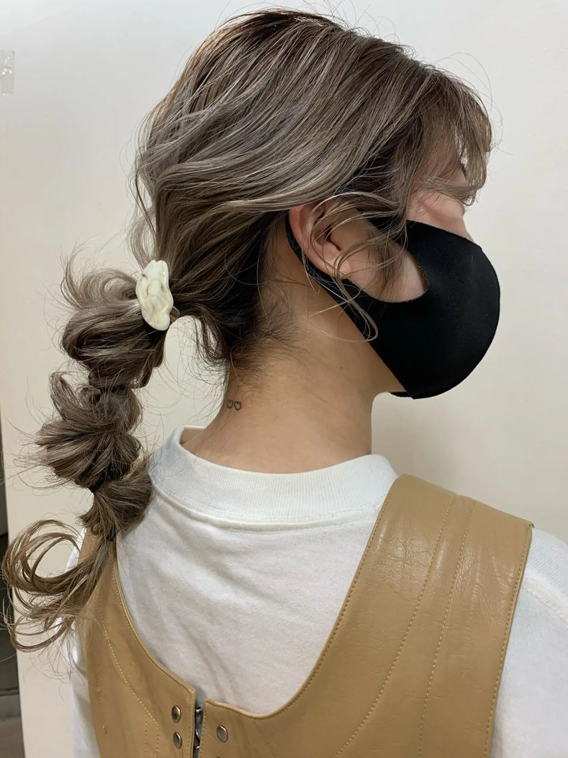 ミディアム ヘアアレンジ 平野 優奈のヘアスタイル