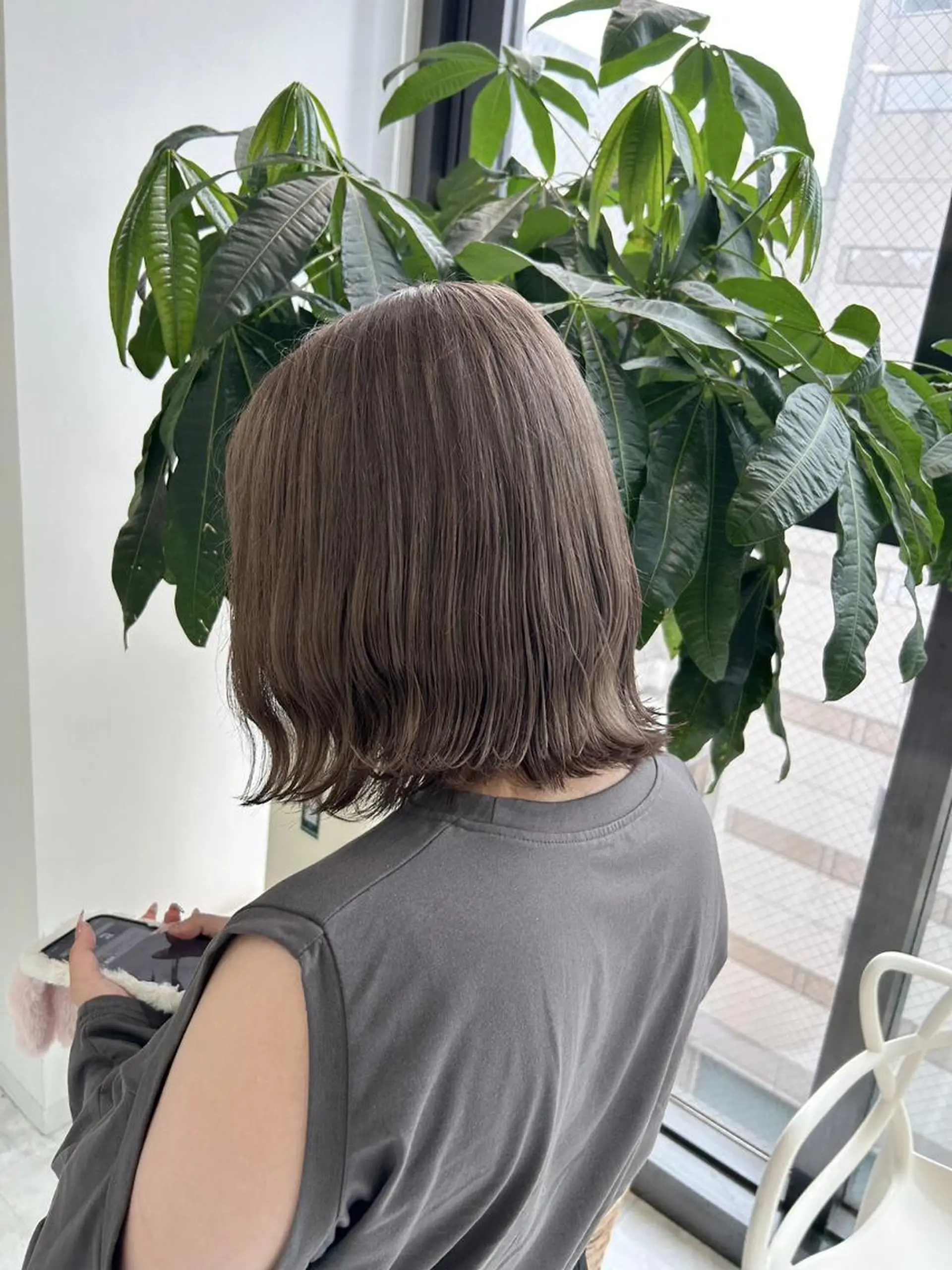 カラー 透明感冬カラー🤍 THEATER福岡のヘアスタイル