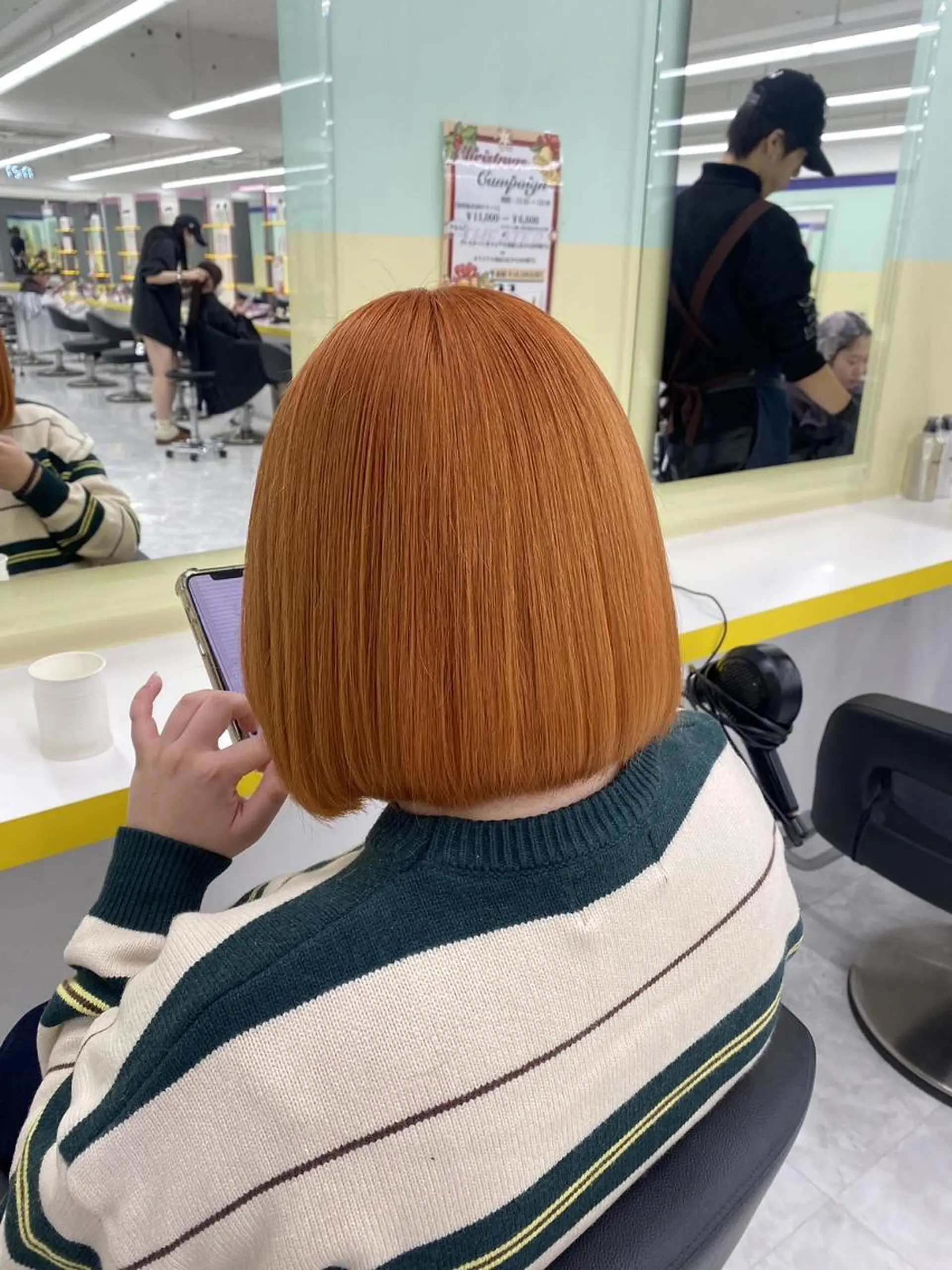 カラー トレンド韓国暖色 ♡momo♡のヘアスタイル