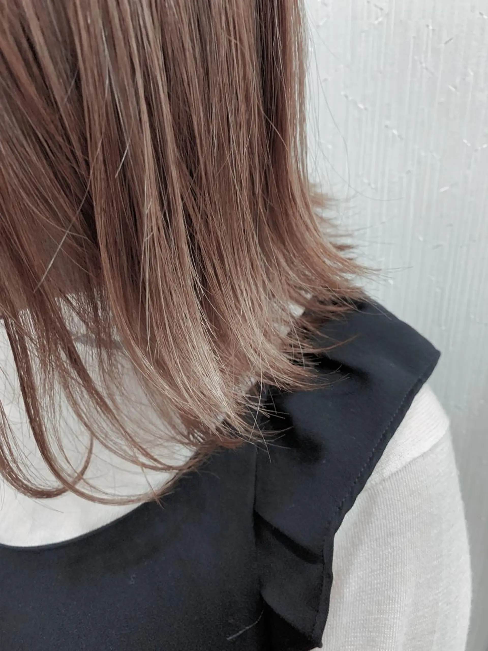 ミディアム カラー 🌿nudeカラー/ レイヤー/藤原🌿のヘアスタイル