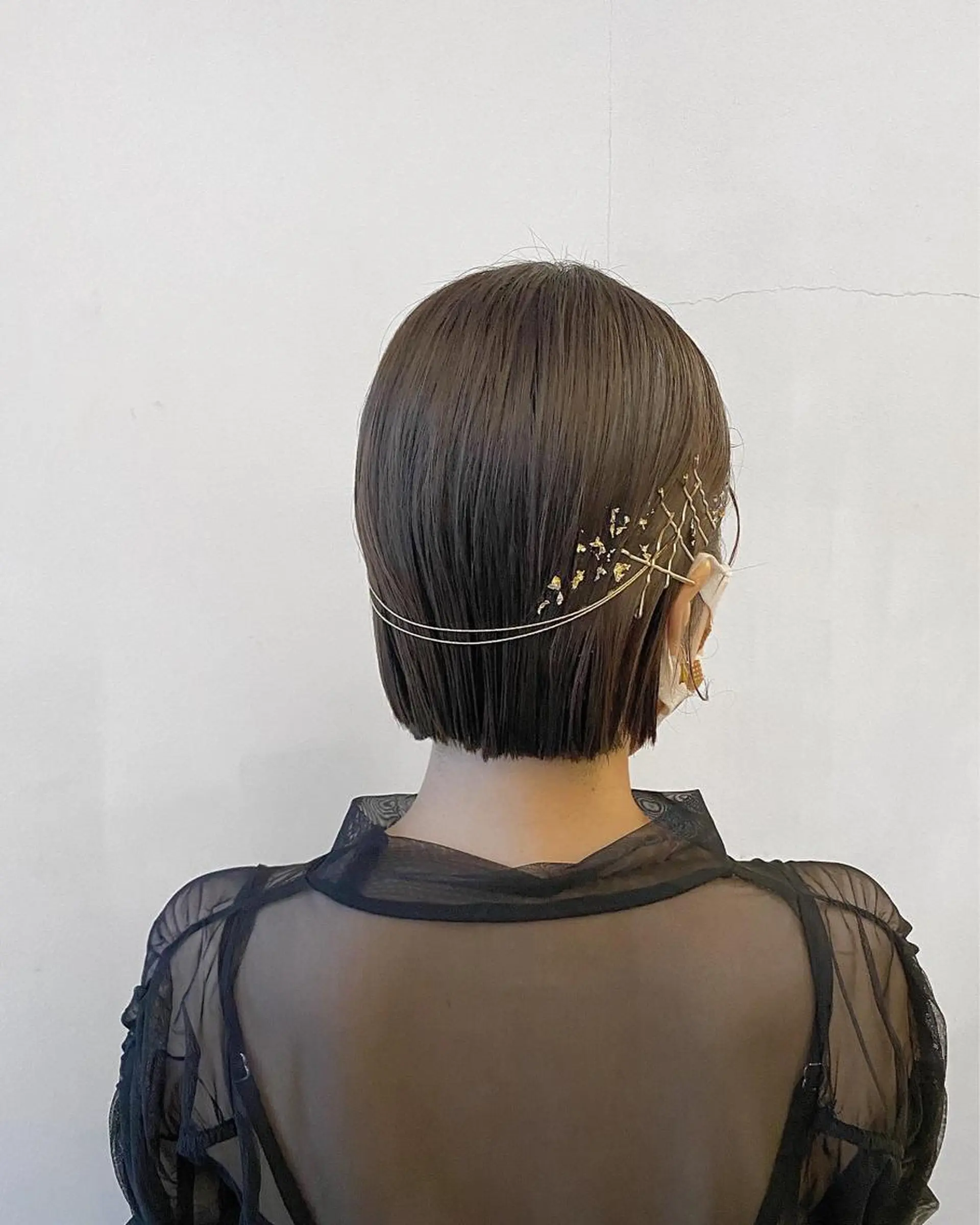 ショート ヘアアレンジ ボブ ヘアセット BOTTOMS所属・🌸透明感艶 カラー🌸Yuukiのヘアスタイル