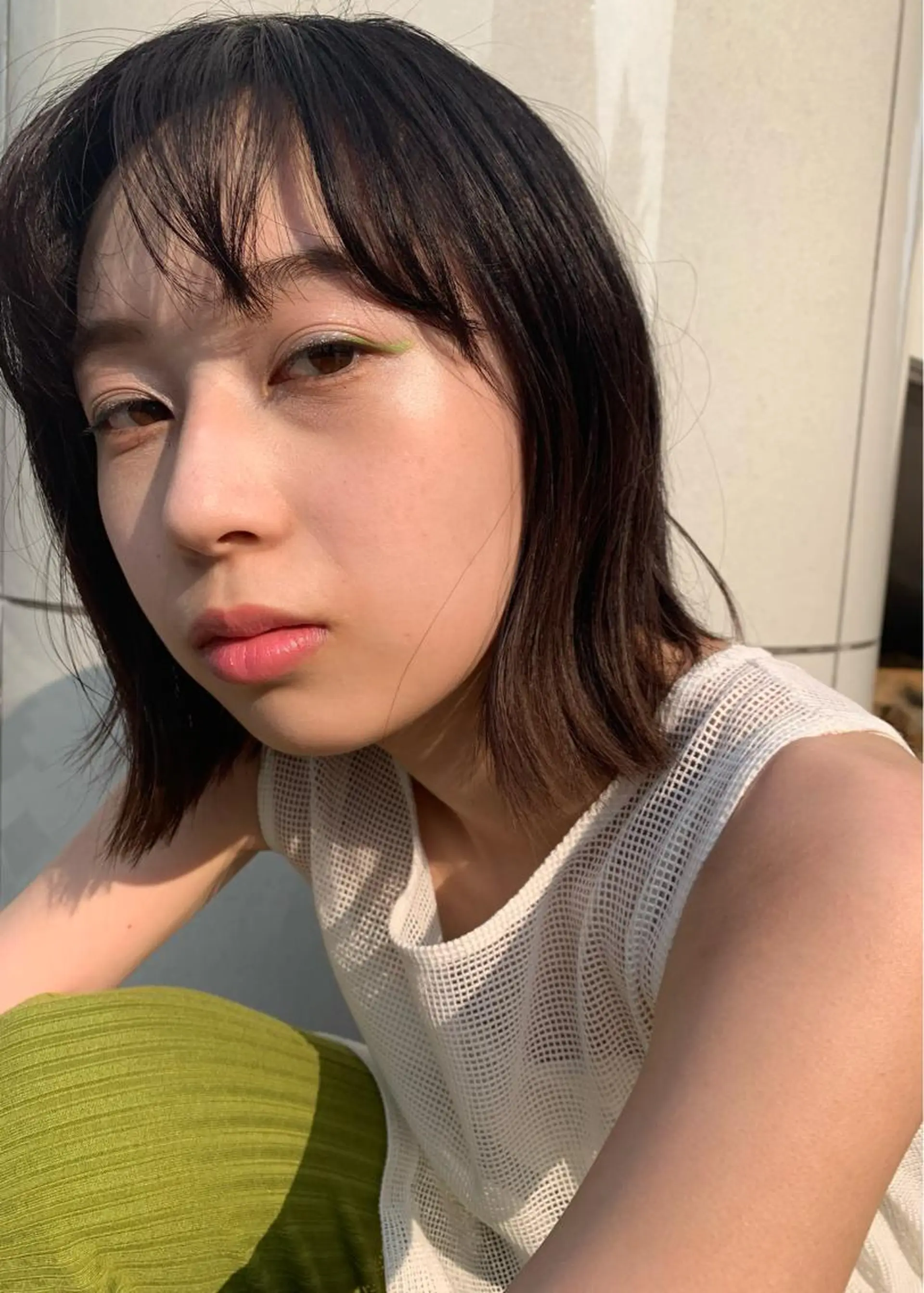 ショート 外ハネヘア ヘアカラー トリートメント Aya/四条烏丸/ インナーカラーのヘアスタイル