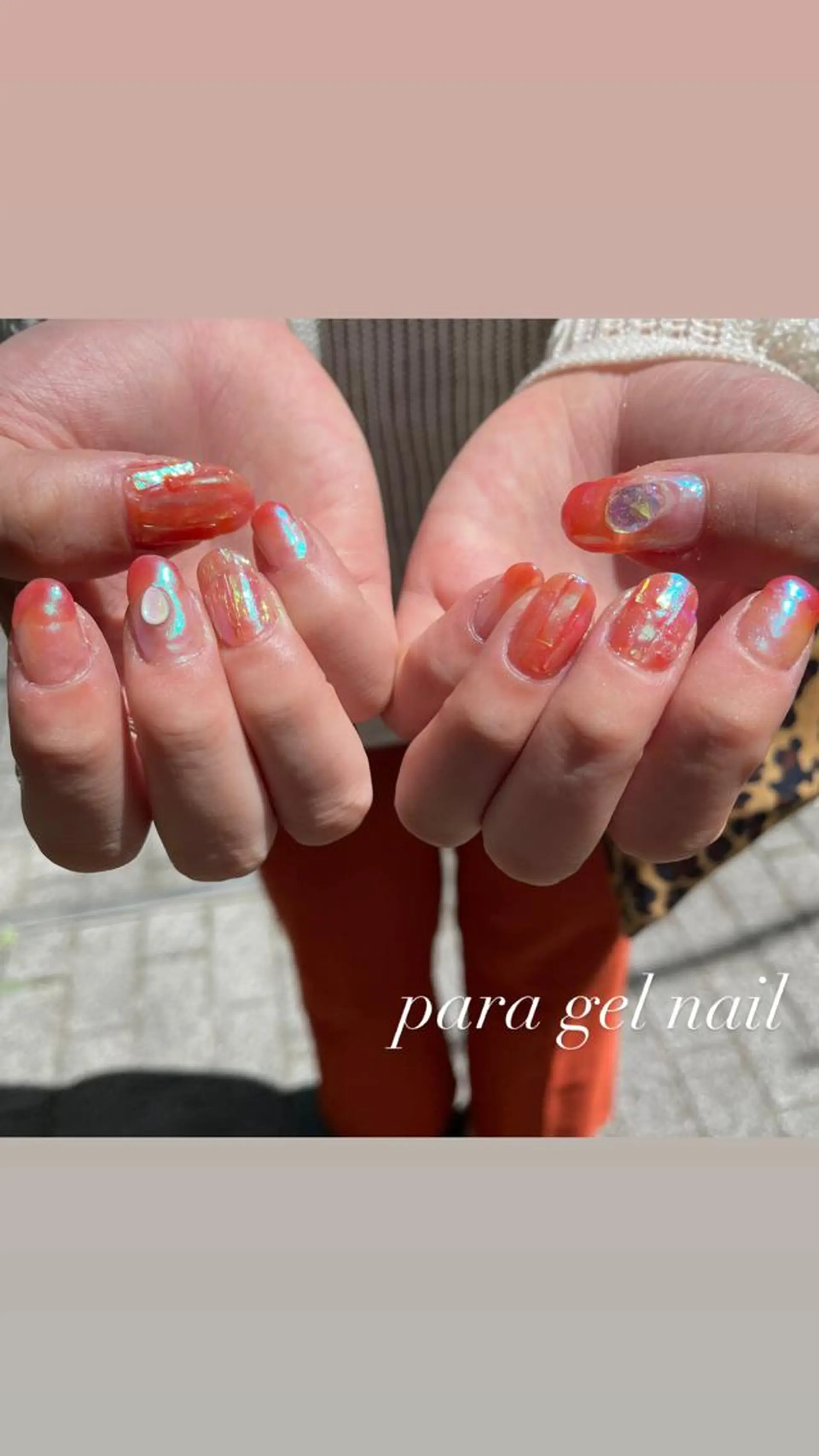 ネイル ジェルネイル パラジェル ハンドネイル 淡色ネイル 🎀moeのネイルデザイン