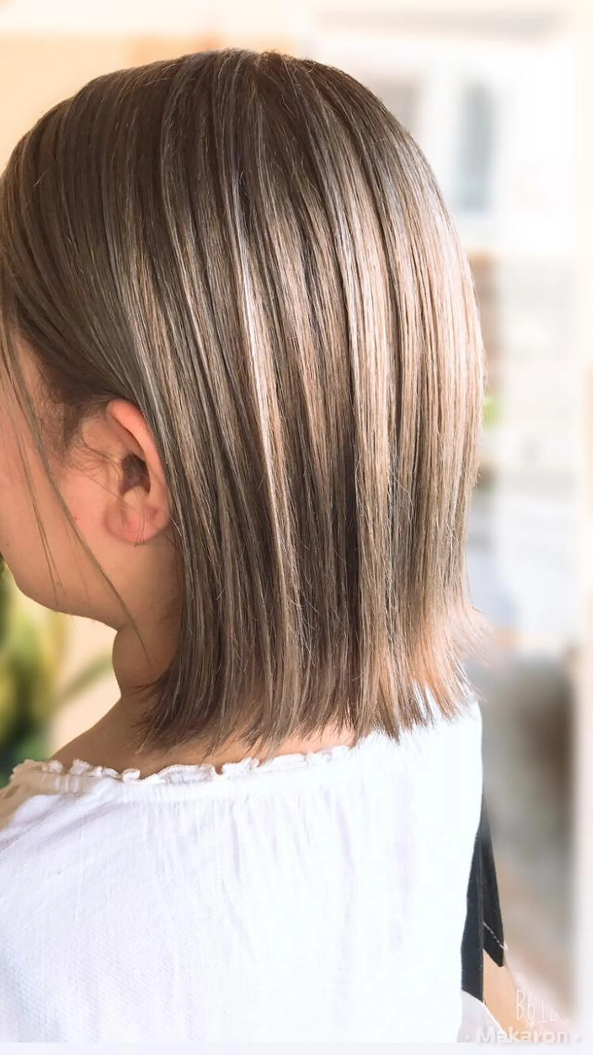 ショート カラー ベージュカラー ブリーチ ケアブリーチ ハイライトカラー ミルクティーベージュ hair works raptureのヘアスタイル