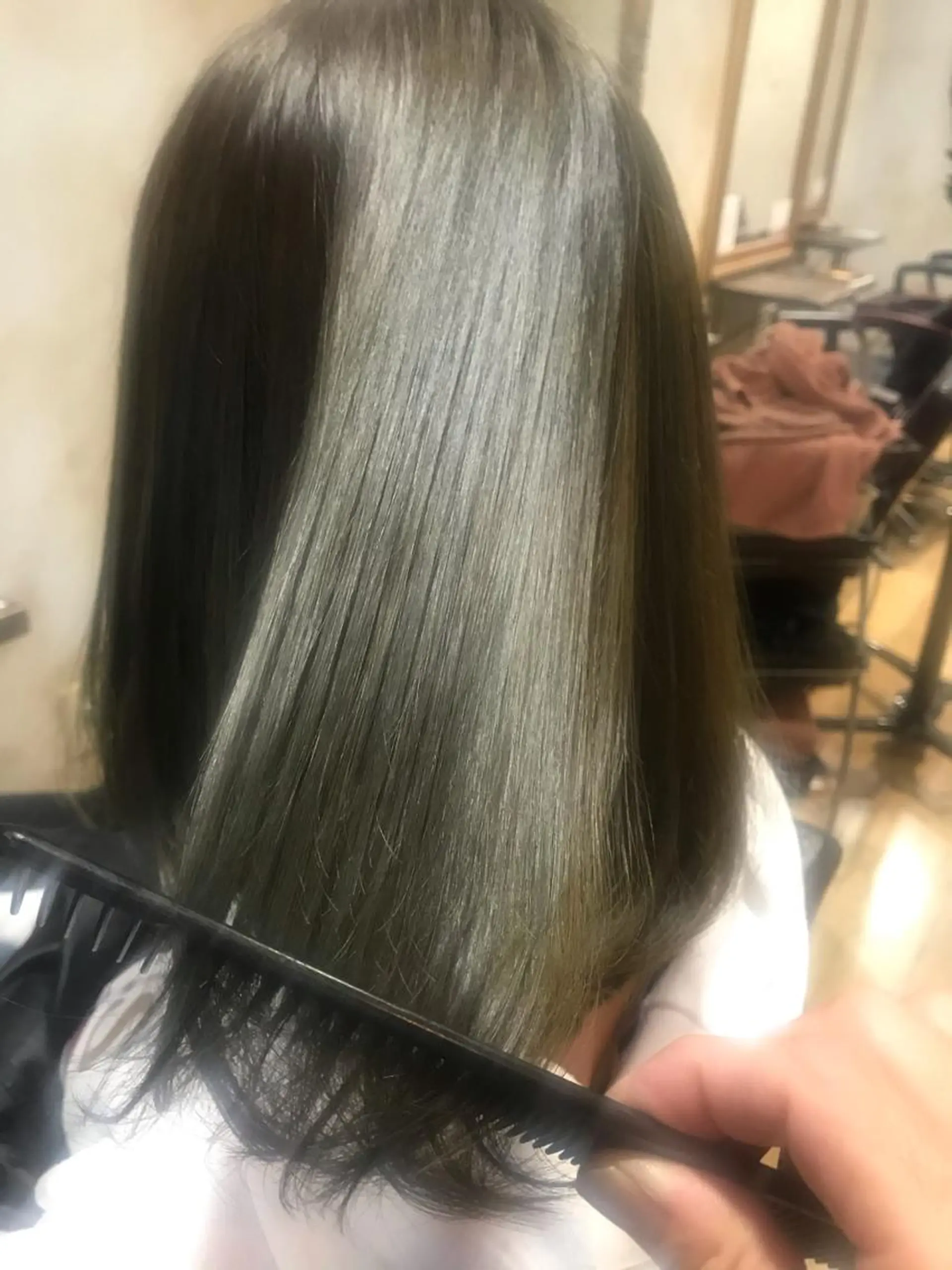 ミディアム トリートメント 酸熱トリートメント カット ヘアカラー トリートメント 【髪質改善特化】 ✂︎  jun ✂︎のヘアスタイル
