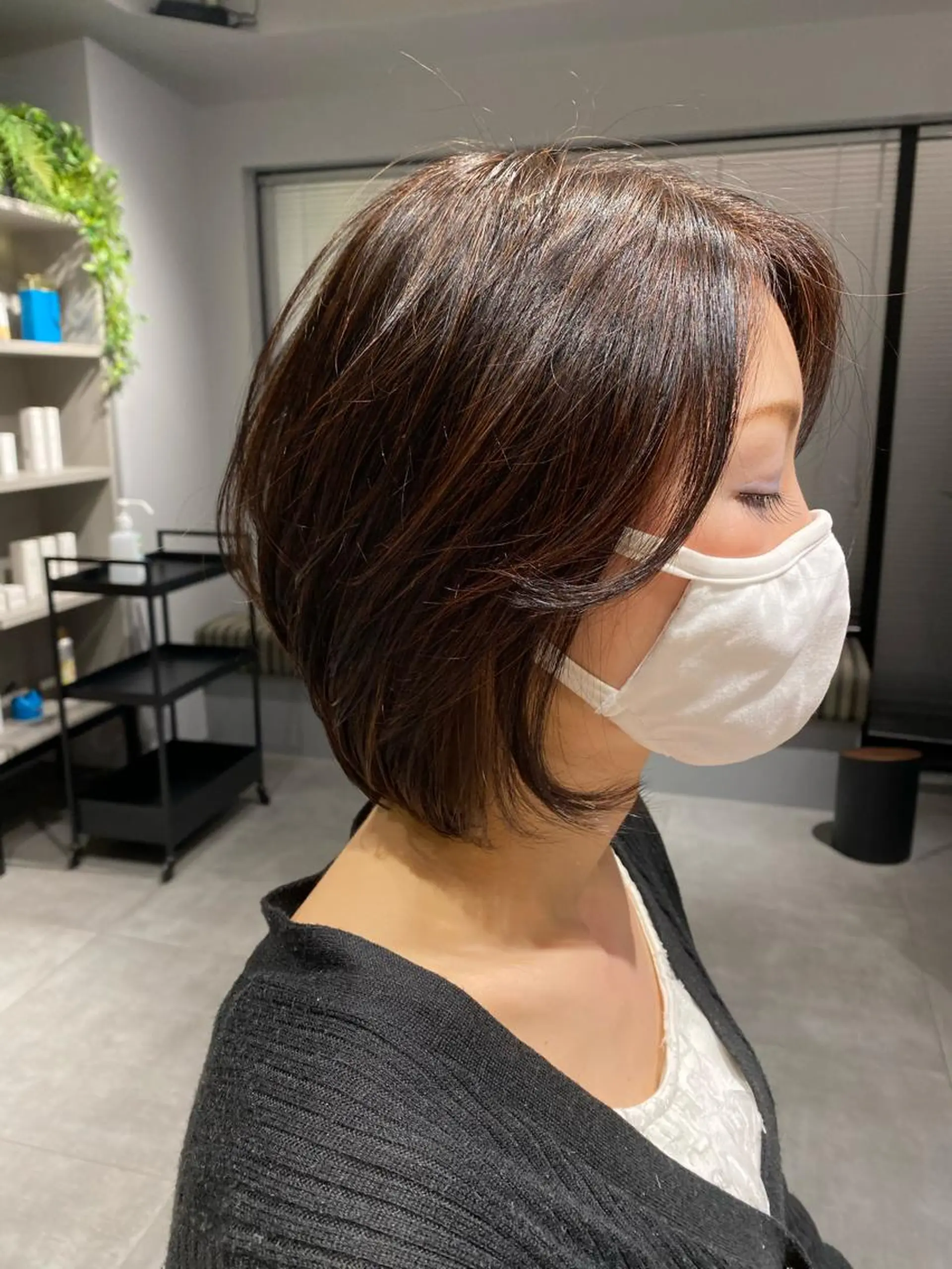 ショート カラー ヘアカラー ボブ、ミディアム得意 🤍Emmy🤍のヘアスタイル