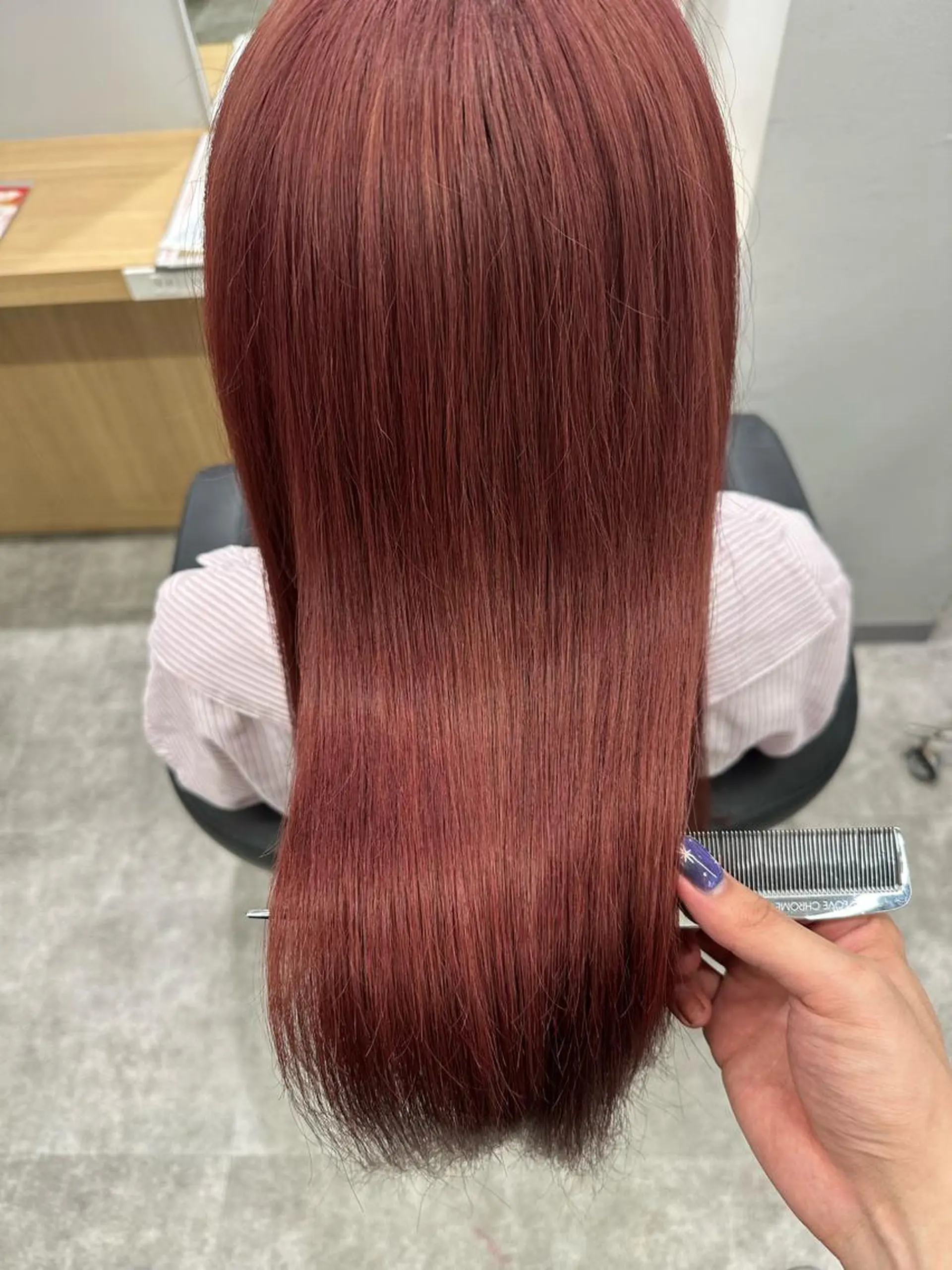 ロング 髪質改善 ヘアカラー トリートメント 雰囲気似合わせ/永田 汰伊智/艶カラー🫧のヘアスタイル