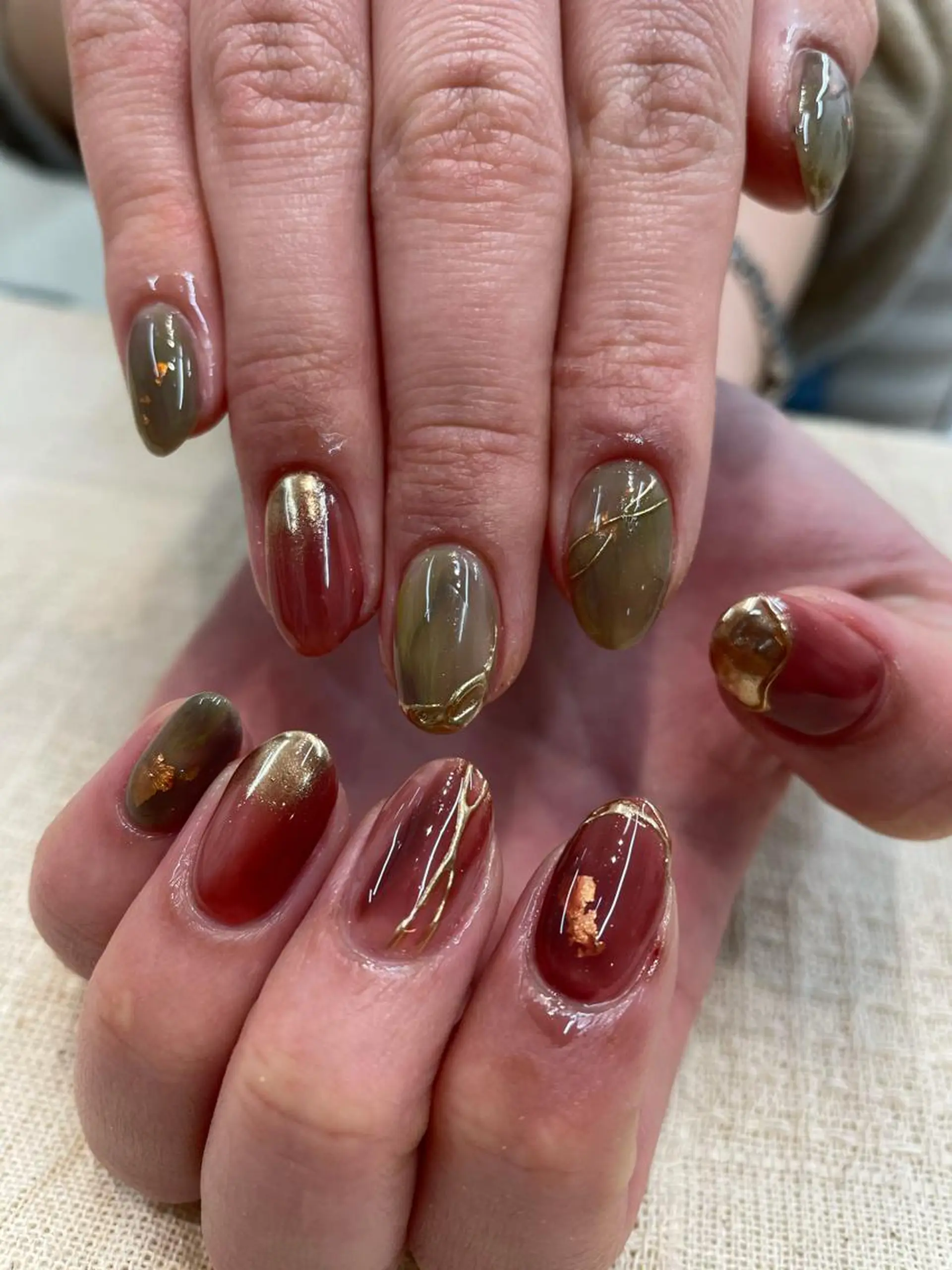 ネイル ハンドネイル Blushオーナー Shiinaのネイルデザイン