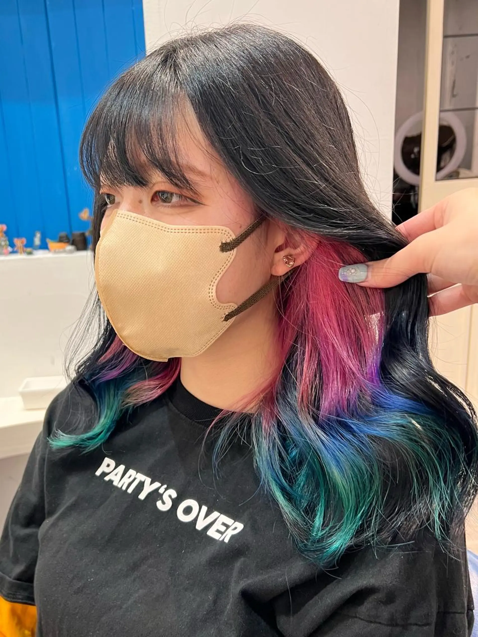 セミロング カラー ヘアカラー uros.所属・メンズパーマ/ エクステ🌞セナのヘアスタイル