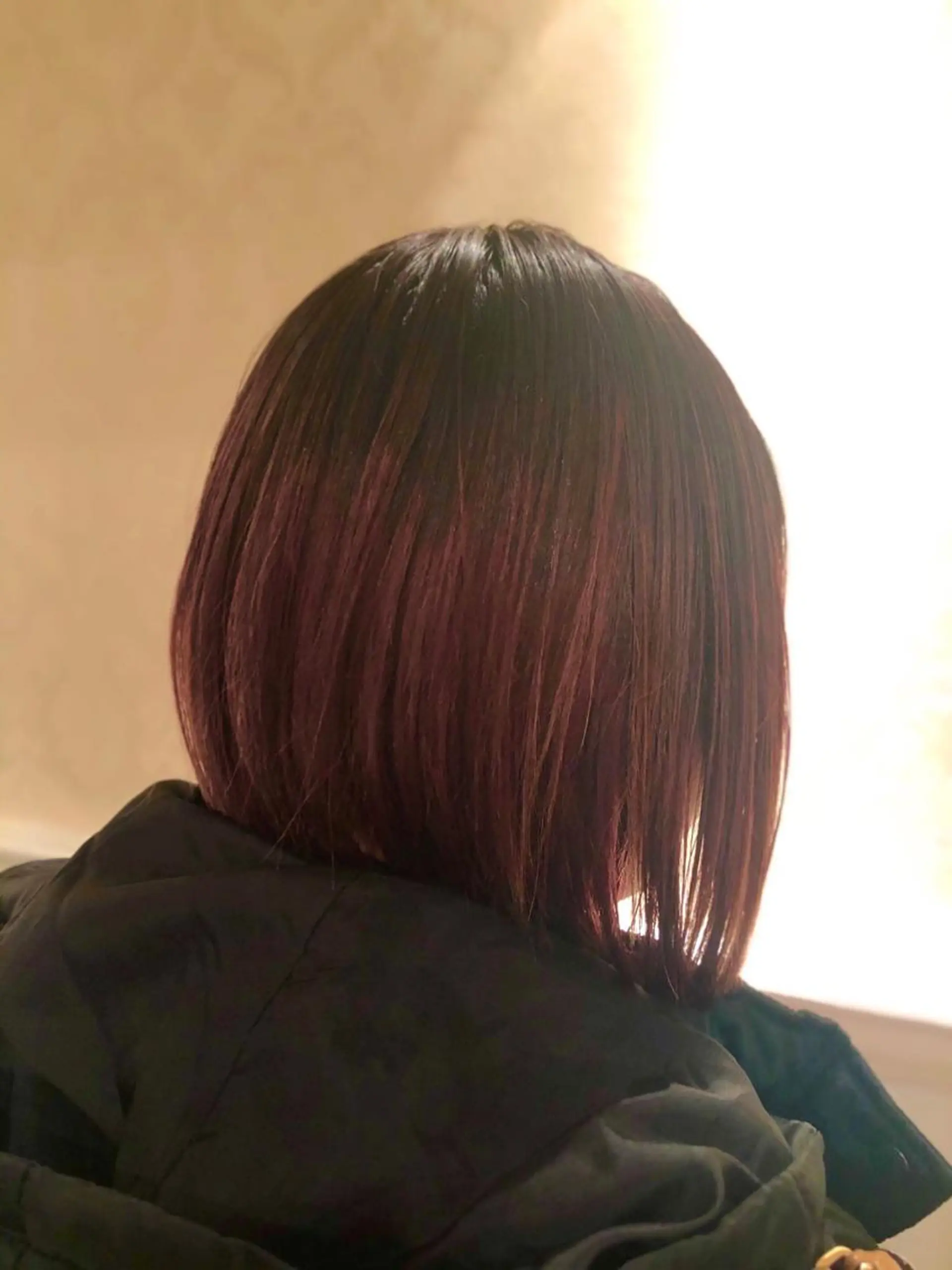 ショート カラー バレイヤージュ ブリーチ レッドカラー レイヤーカット 韓国風カット/ 髪質改善 黒崎のヘアスタイル