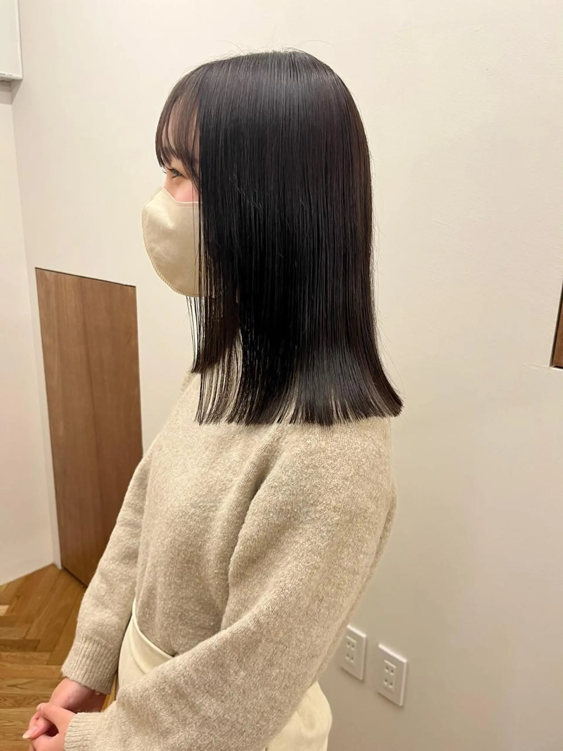 ミディアム 西山 紗耶香🪽 透明感カラー/ボブのヘアスタイル