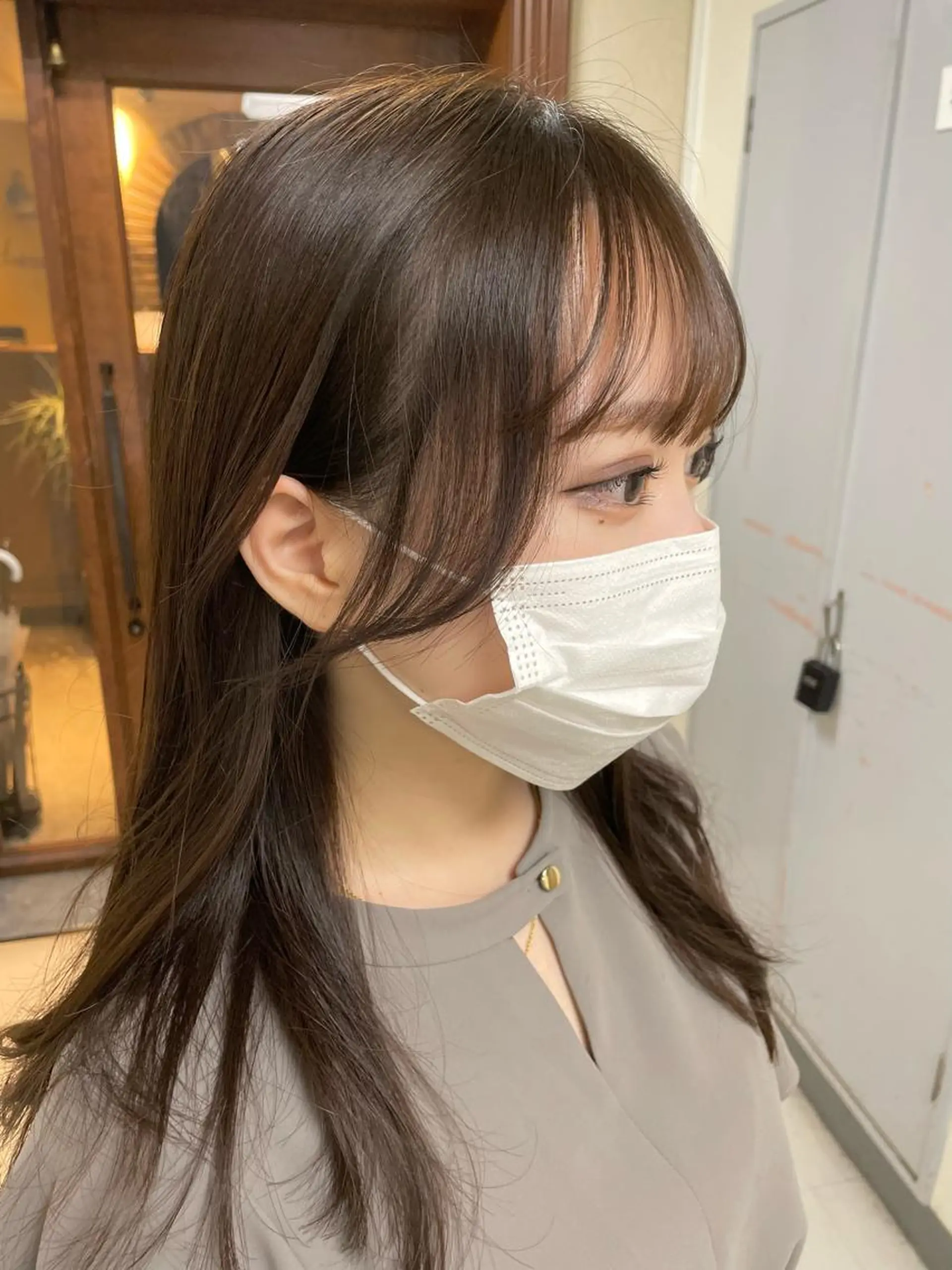 ロング カラー ヘアアレンジ maoブリーチ無し 似合わせカラーのヘアスタイル