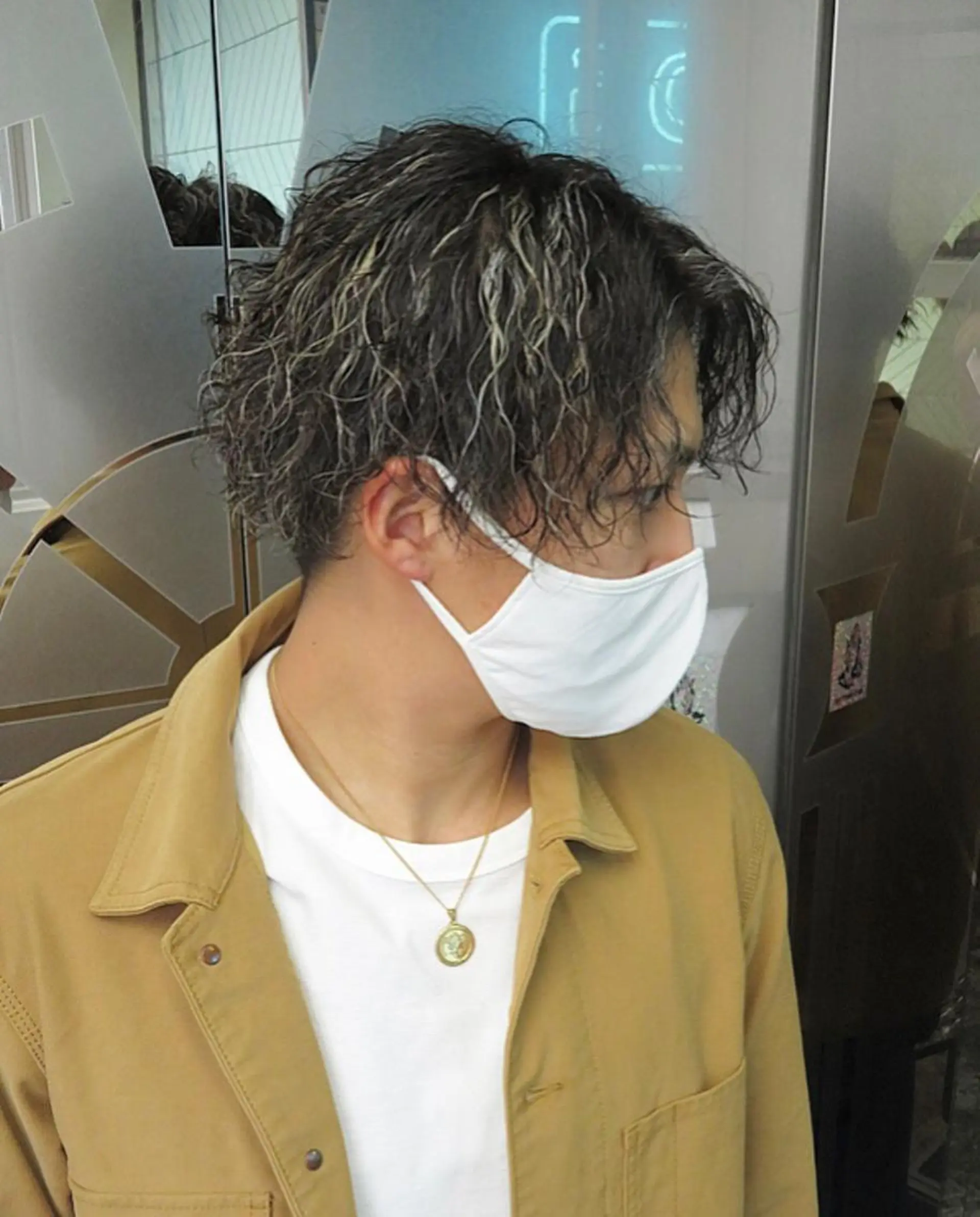 パーマ メンズ Le'a所属・渋谷/フェード/ 國分 翔のヘアスタイル