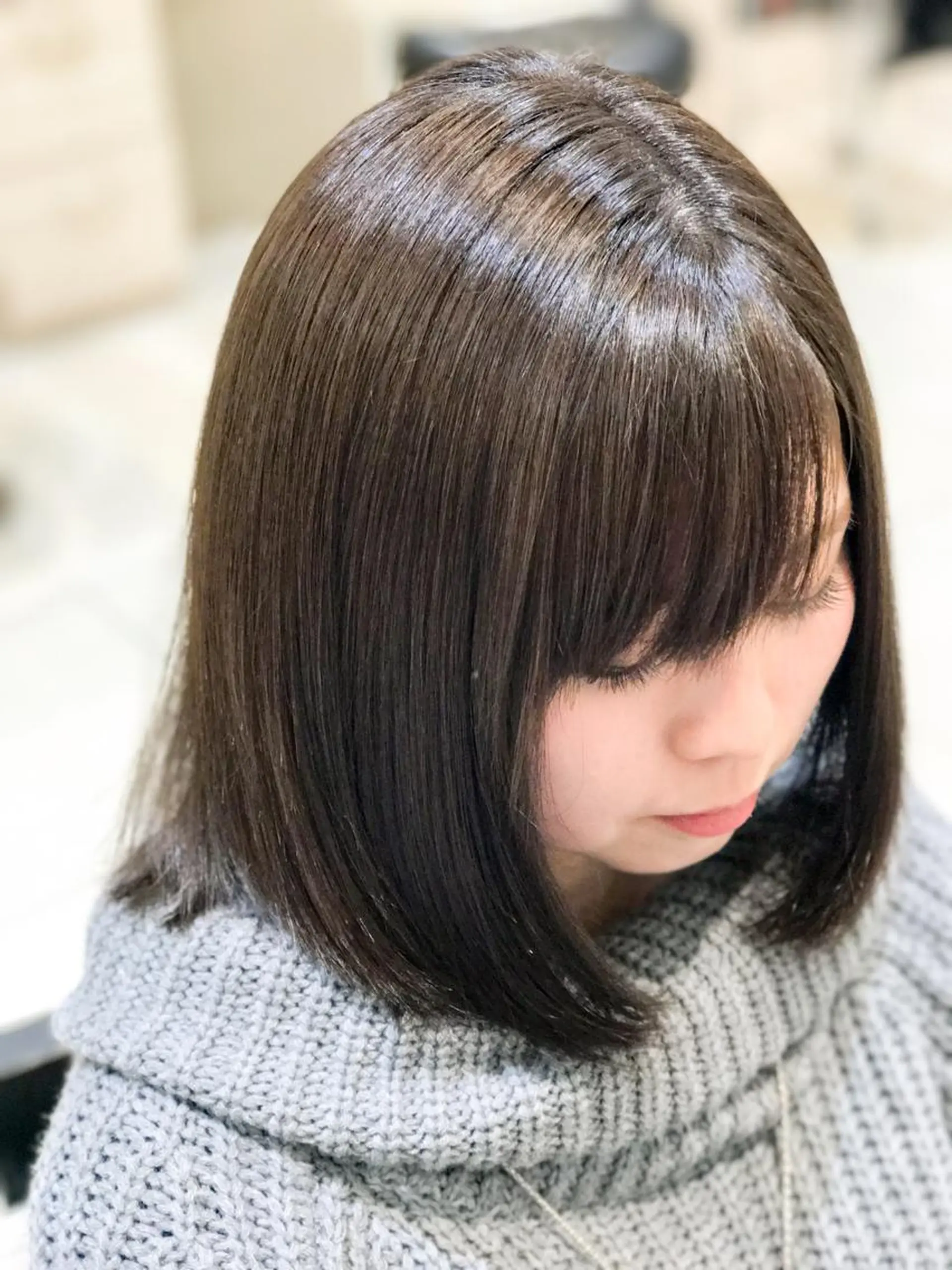 ミディアム カラー 髪質改善/茅ヶ崎 マツモト リョウのヘアスタイル