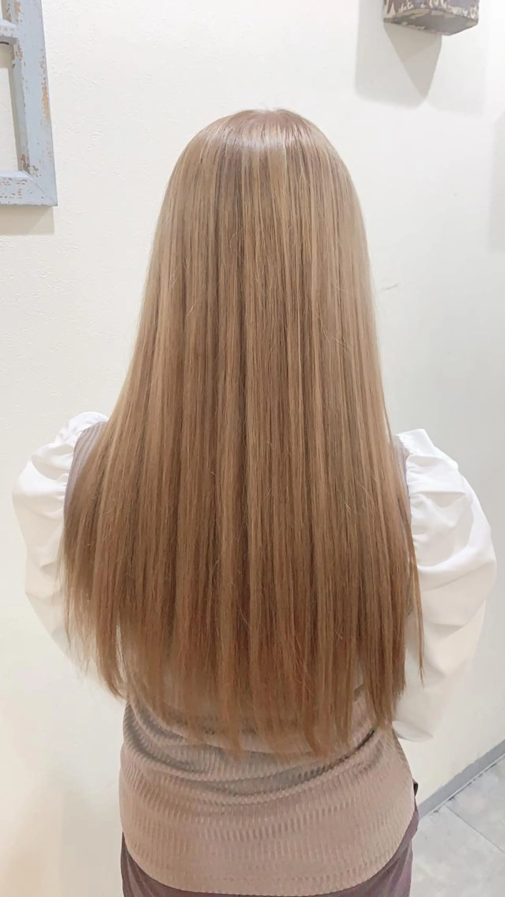 ロング カラー ヘアカラー トリートメント 透明感/ 美髪矯正/田中恭のヘアスタイル