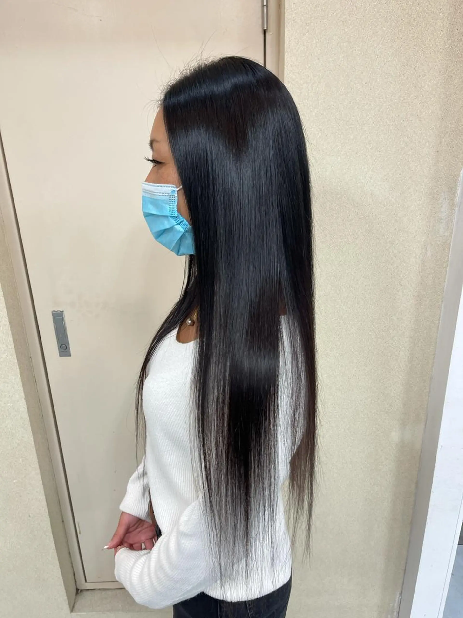 ロング カラー パーマ ヘアカラー 縮毛矯正 トリートメント 髪質改善/縮毛矯正 /ブリーチ矯正/岡部のヘアスタイル