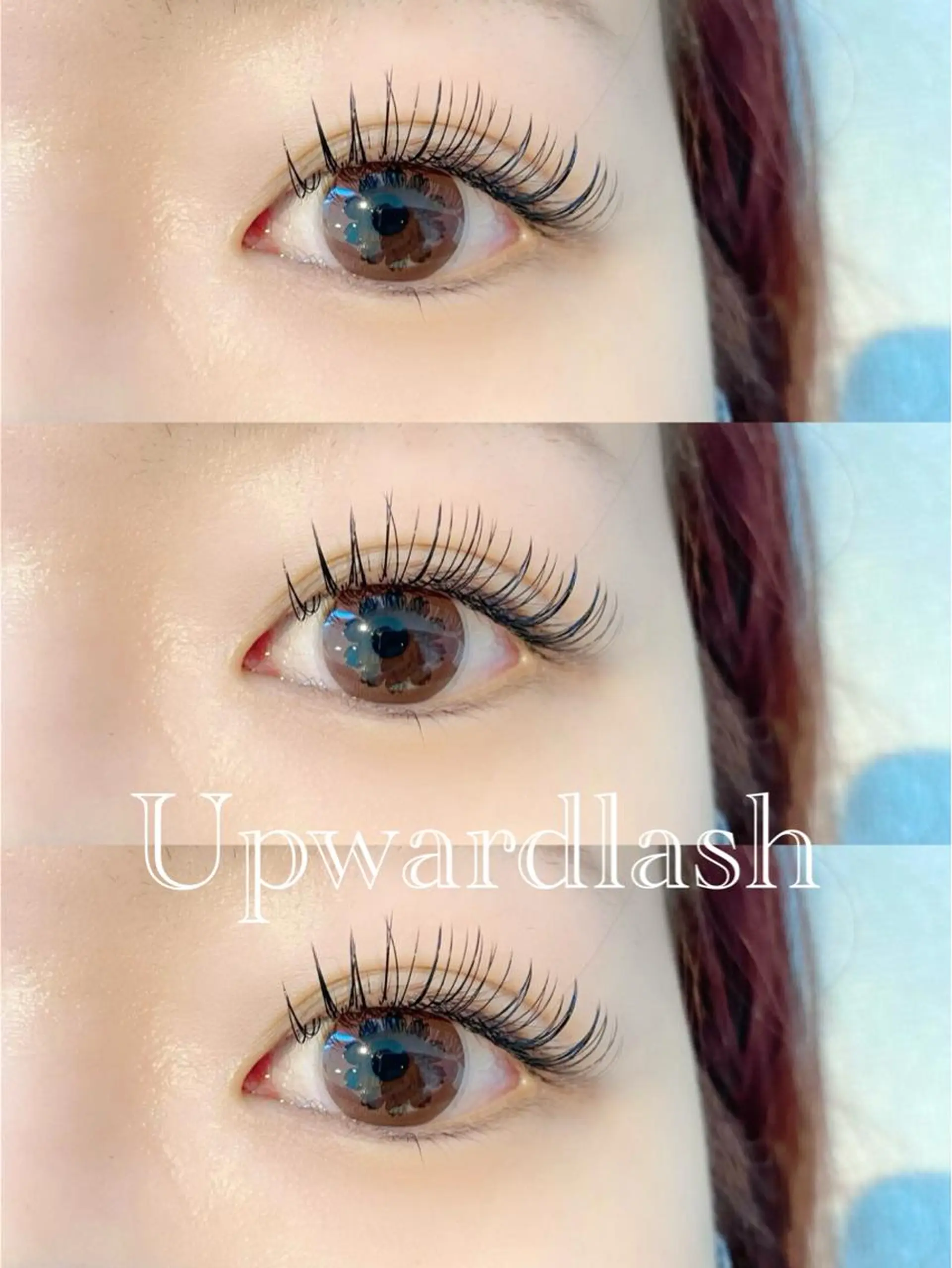 マツエク・マツパ アップワードラッシュ eyelist マツエク🐣のマツエク・マツパデザイン