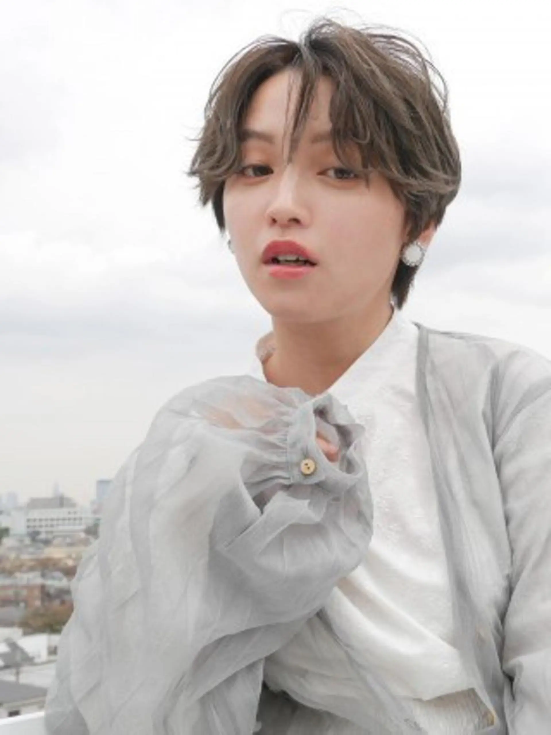 ショート カラー ハンサムショート ショートヘア 高槻裕二 ショートボブ縮毛矯正のヘアスタイル