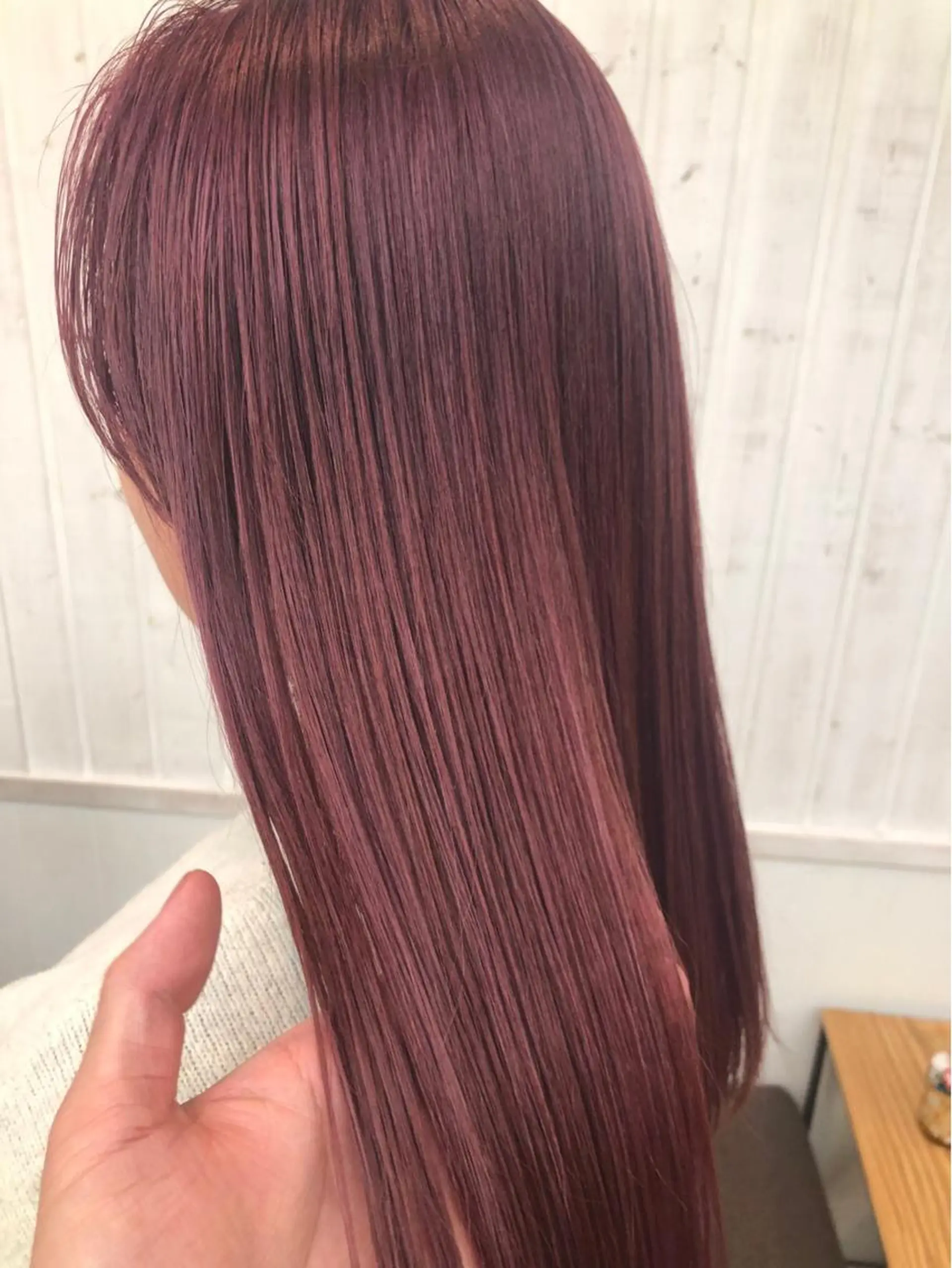 セミロング カラー セミロングパーマ イルミナカラー デート 縮毛矯正 newi saLyu ネウィ　サリューのヘアスタイル