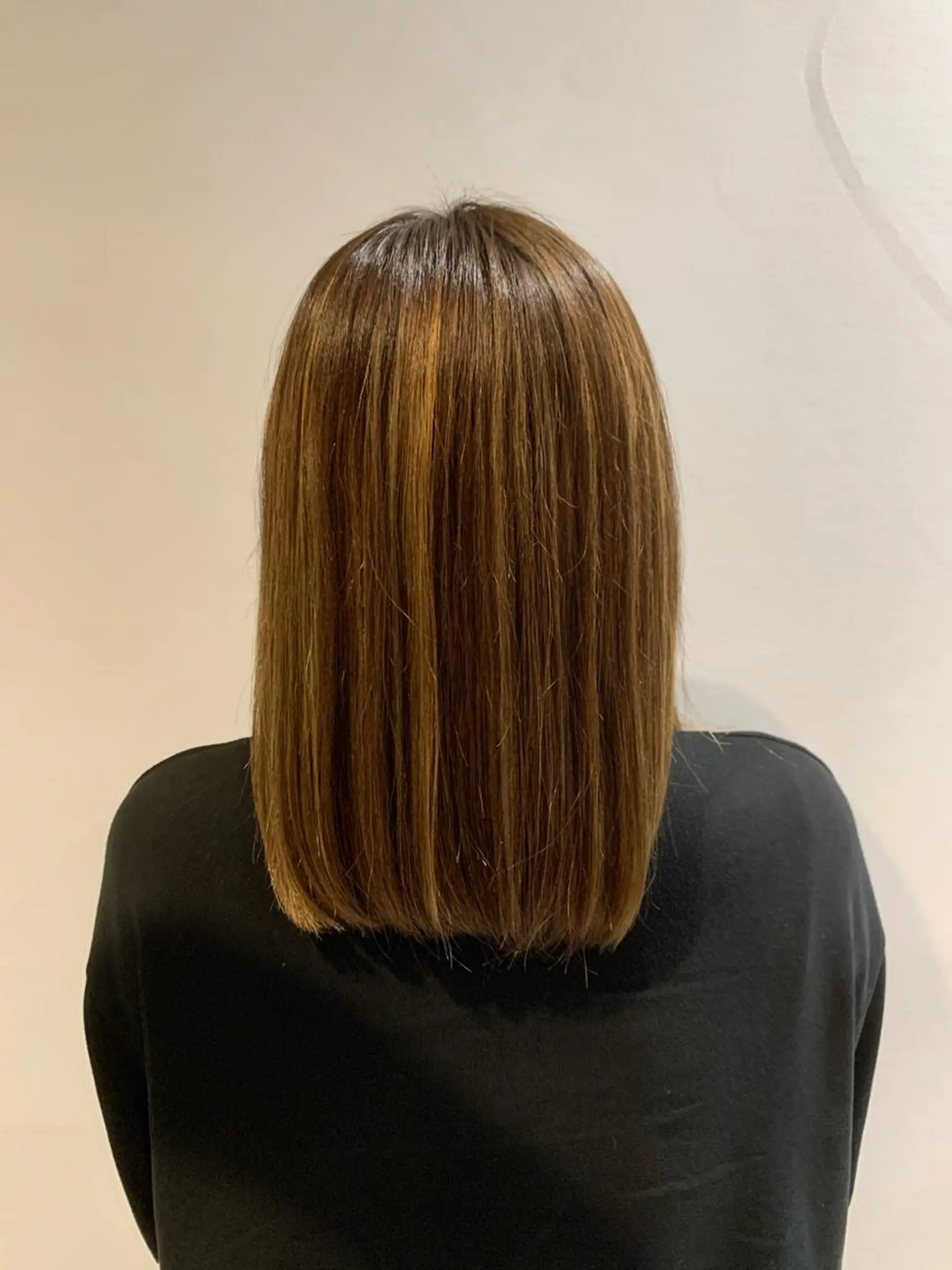 ミディアム 縮毛矯正/髪質改善/ 石橋代智のヘアスタイル