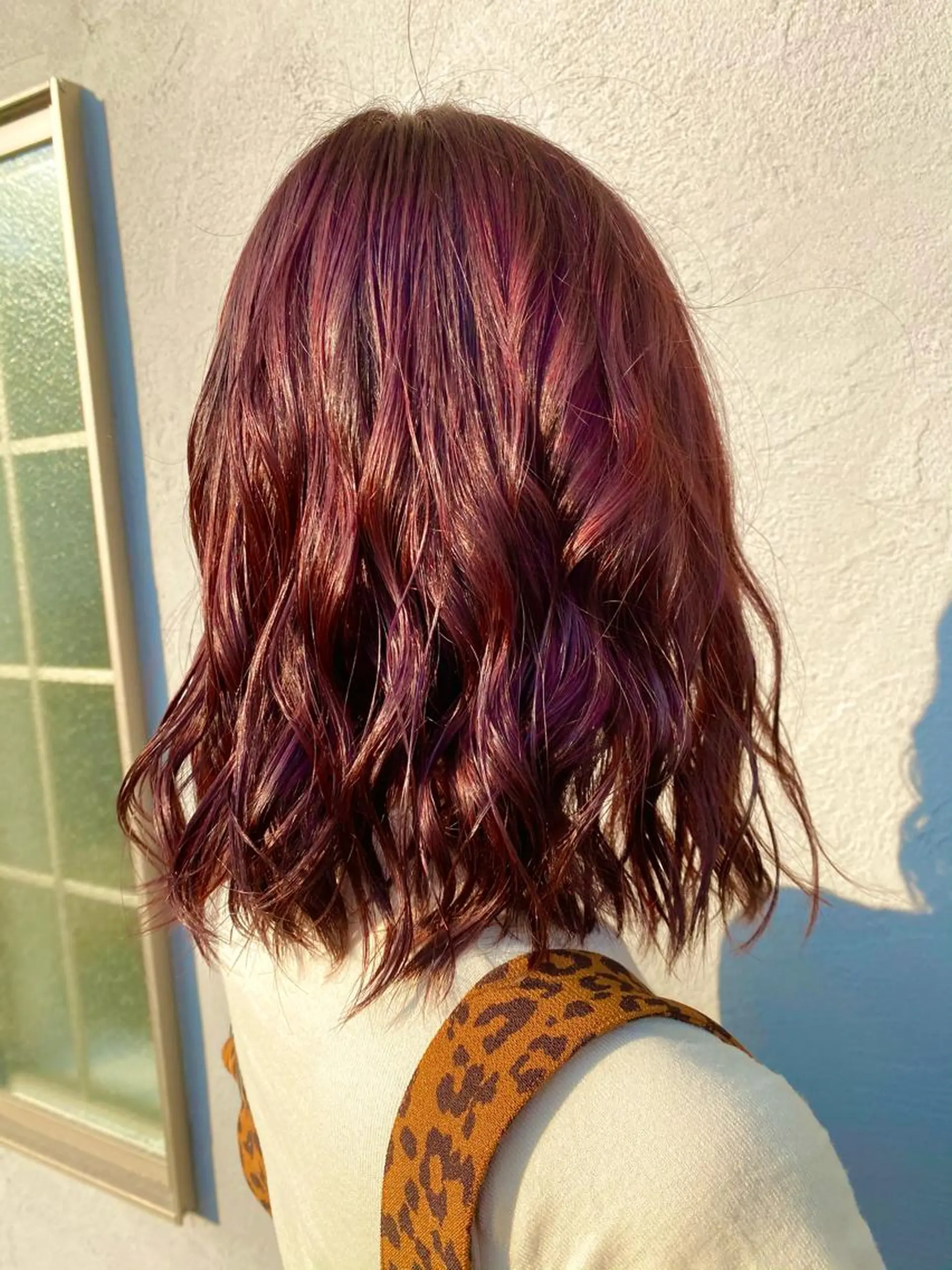 セミロング カラー ヘアアレンジ Design Color🐰アユミのヘアスタイル