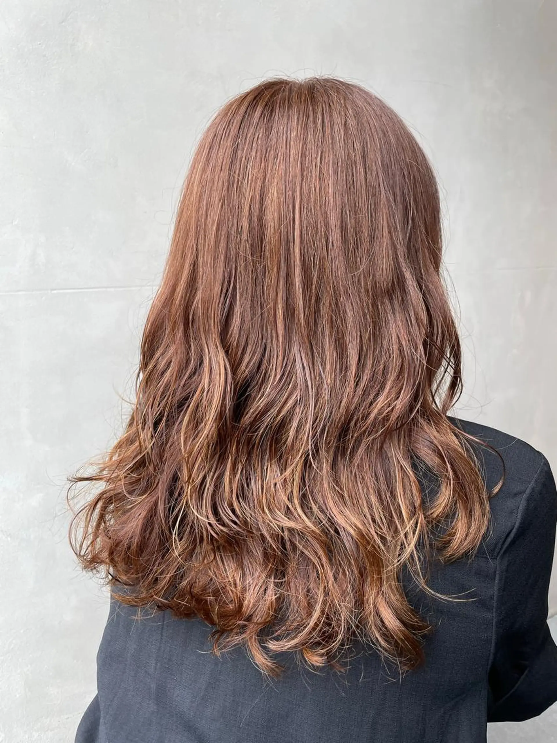 セミロング カラー パーマ Manami ♡のヘアスタイル