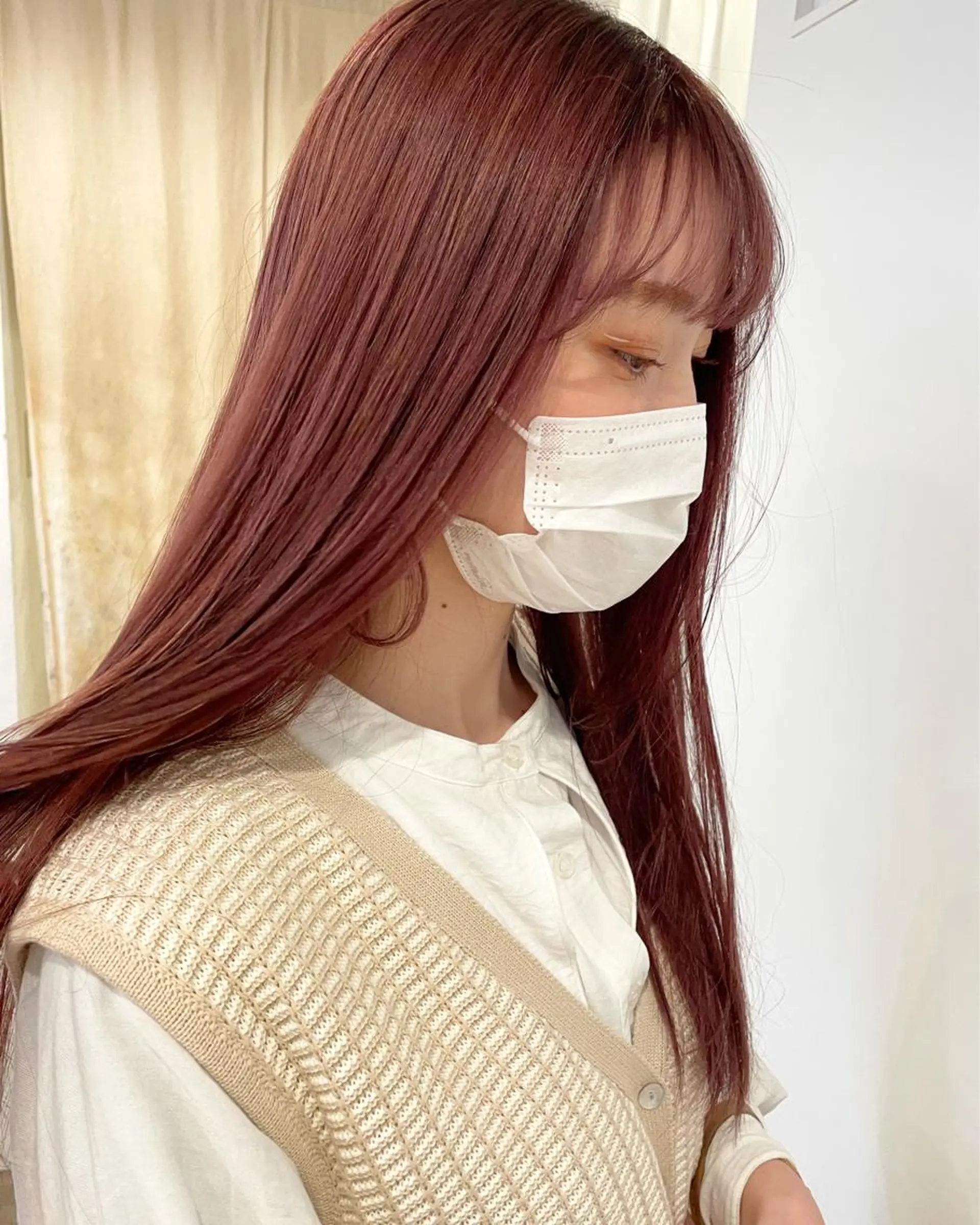 ロング カラー 佐藤 永夏のヘアスタイル