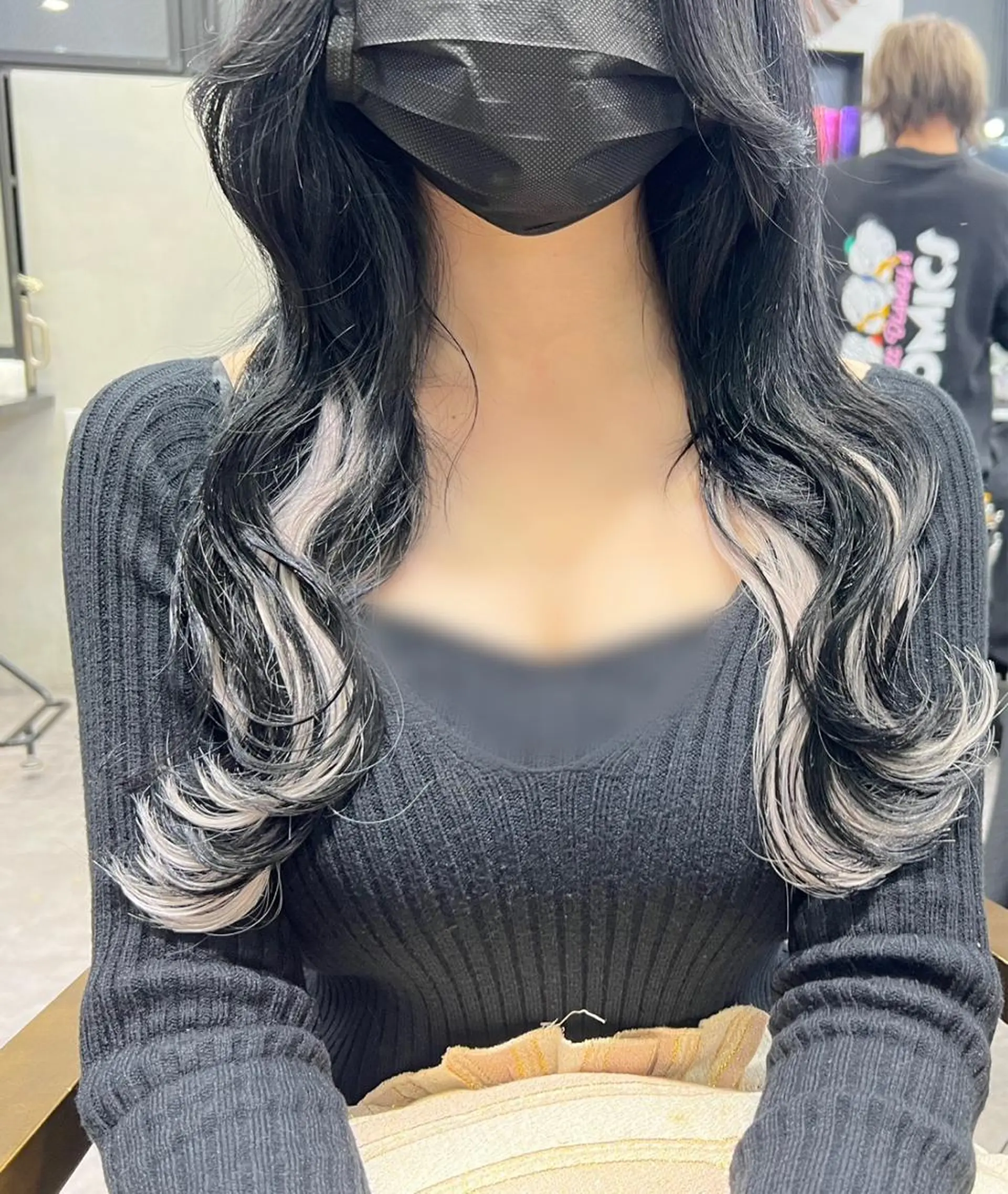 ロング カラー ヘアアレンジ シールエクステ アディクシーカラー アッシュ バレイヤージュ ベージュカラー カット ヘアカラー エクステ ar+ ❤︎ maiのヘアスタイル
