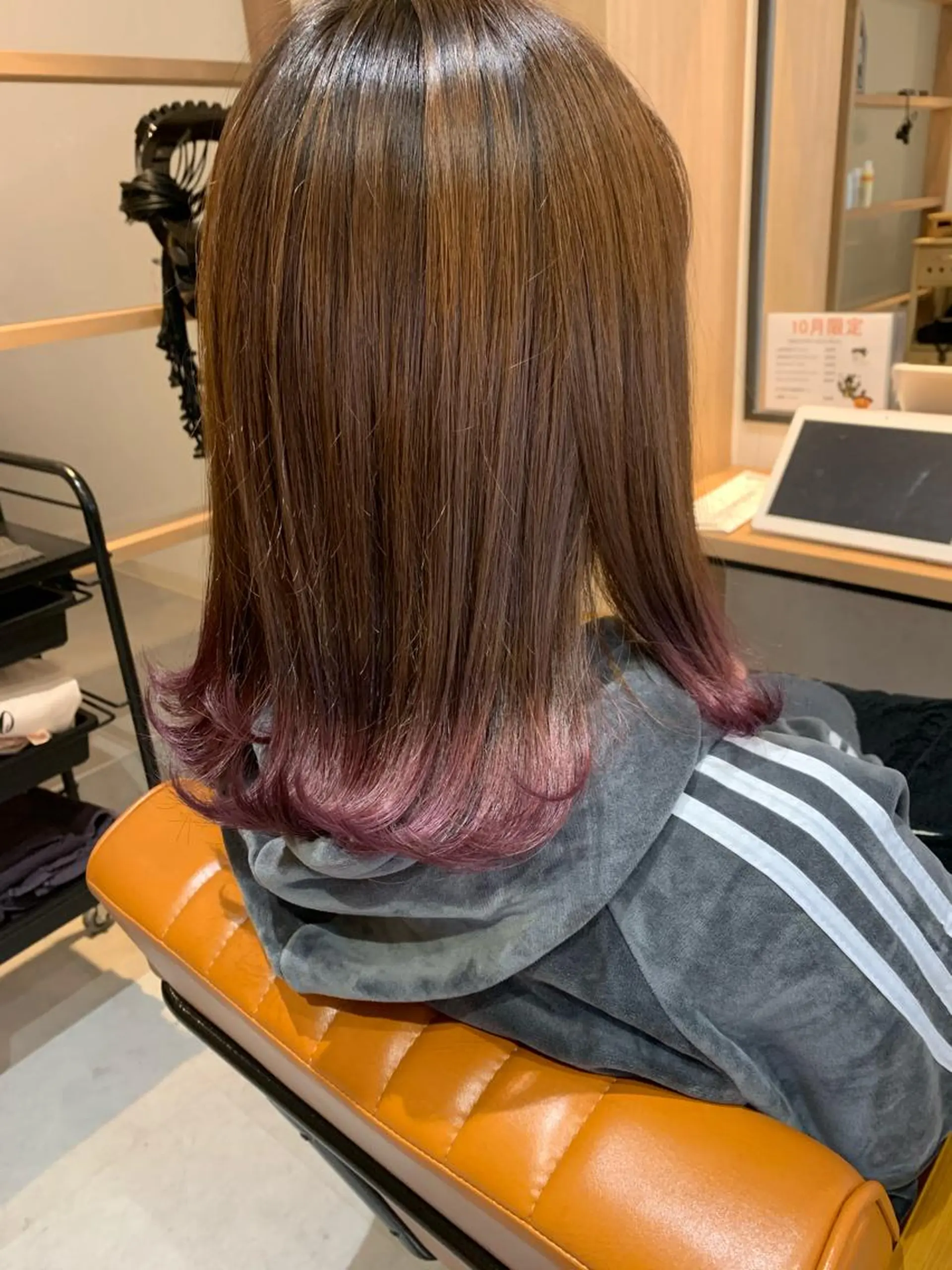 ミディアム カラー 森田 尚貴のヘアスタイル