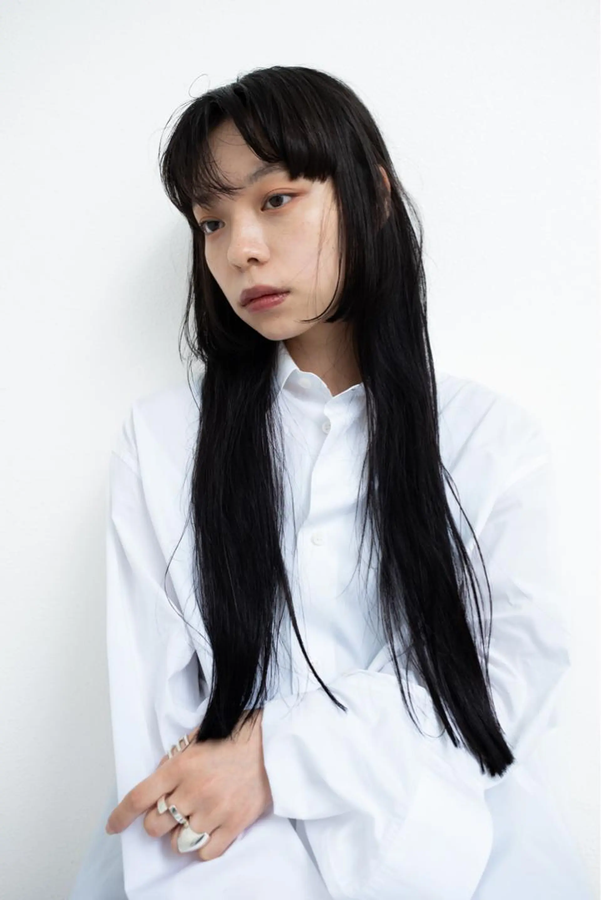 ロング カラー カット ヘアカラー ウルフ/レイヤー🟠 山本祐輔🟠のヘアスタイル