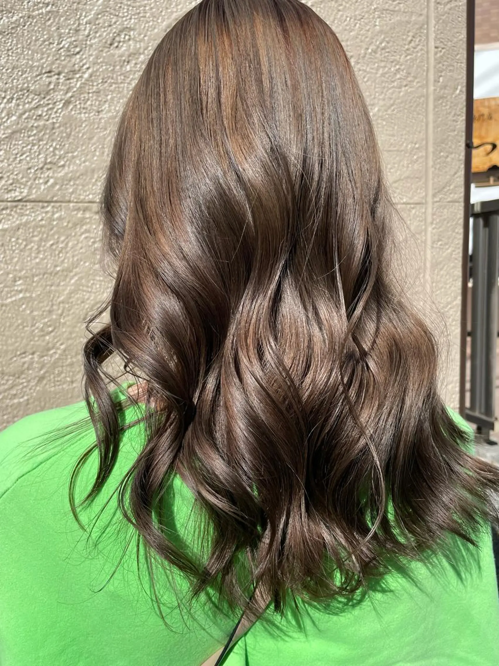 ロング カラー パーマ 美髪矯正/ハイトーン 🪸🩰ヒナコのヘアスタイル