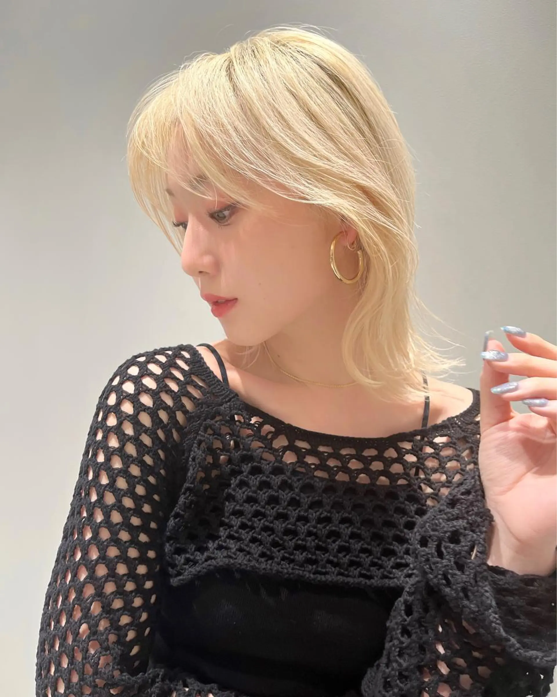 ミディアム カラー ブリーチ ケアブリーチ hollo 原宿所属・ハイトーンカラー/ ダブルカラー/EMIのヘアスタイル