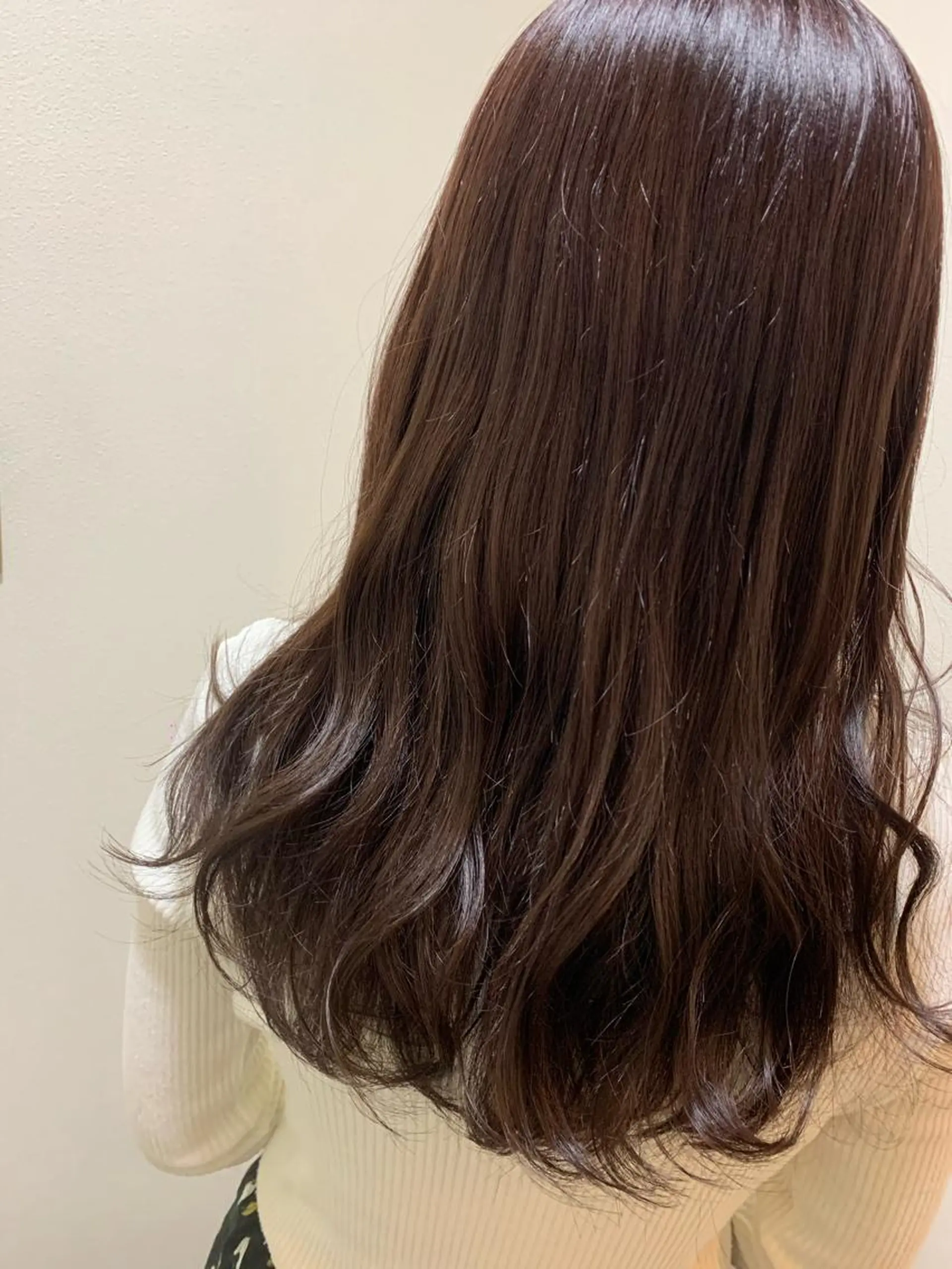 ロング カラー 縮毛矯正×韓国ヘア ×髪質改善×レイヤーのヘアスタイル