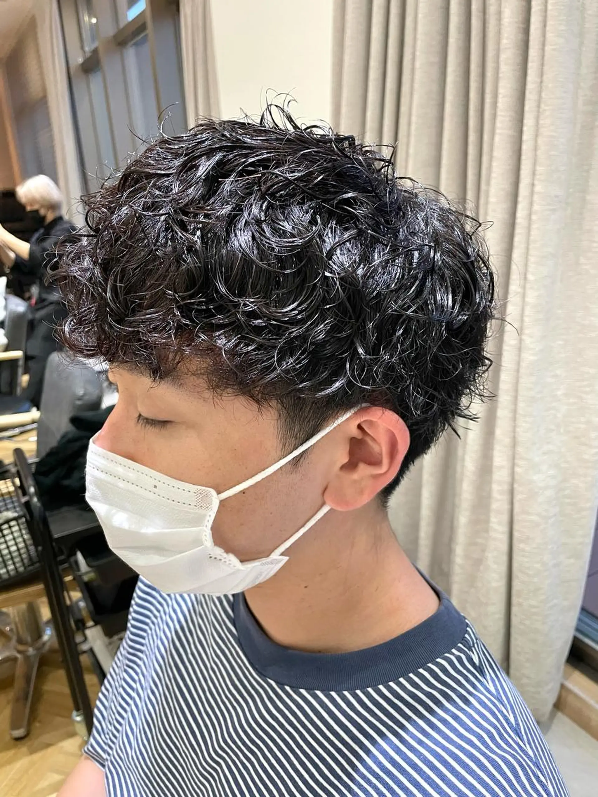 パーマ メンズ Tink　天神店所属・今村賢治/メンズ/ レイヤー✨艶カラーのヘアスタイル