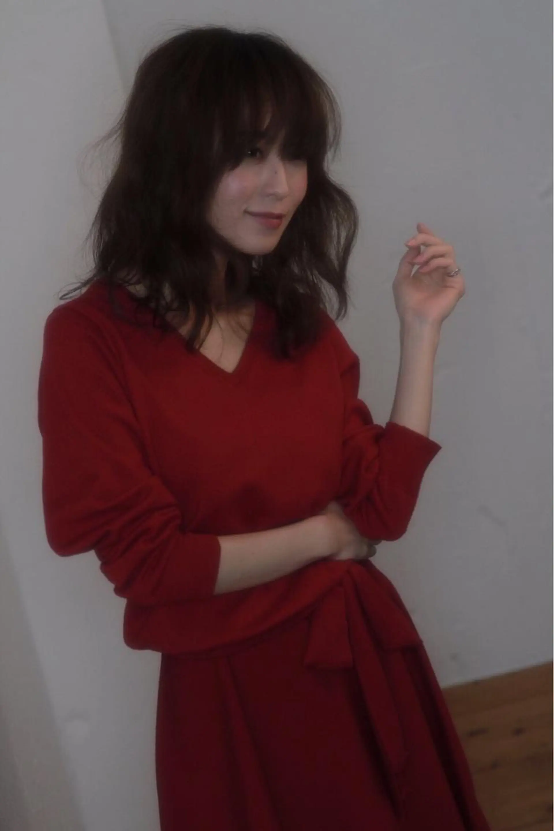 セミロング カラー ヘアアレンジ 🫧美髪矯正/ 髪質改善/藤平健太のヘアスタイル